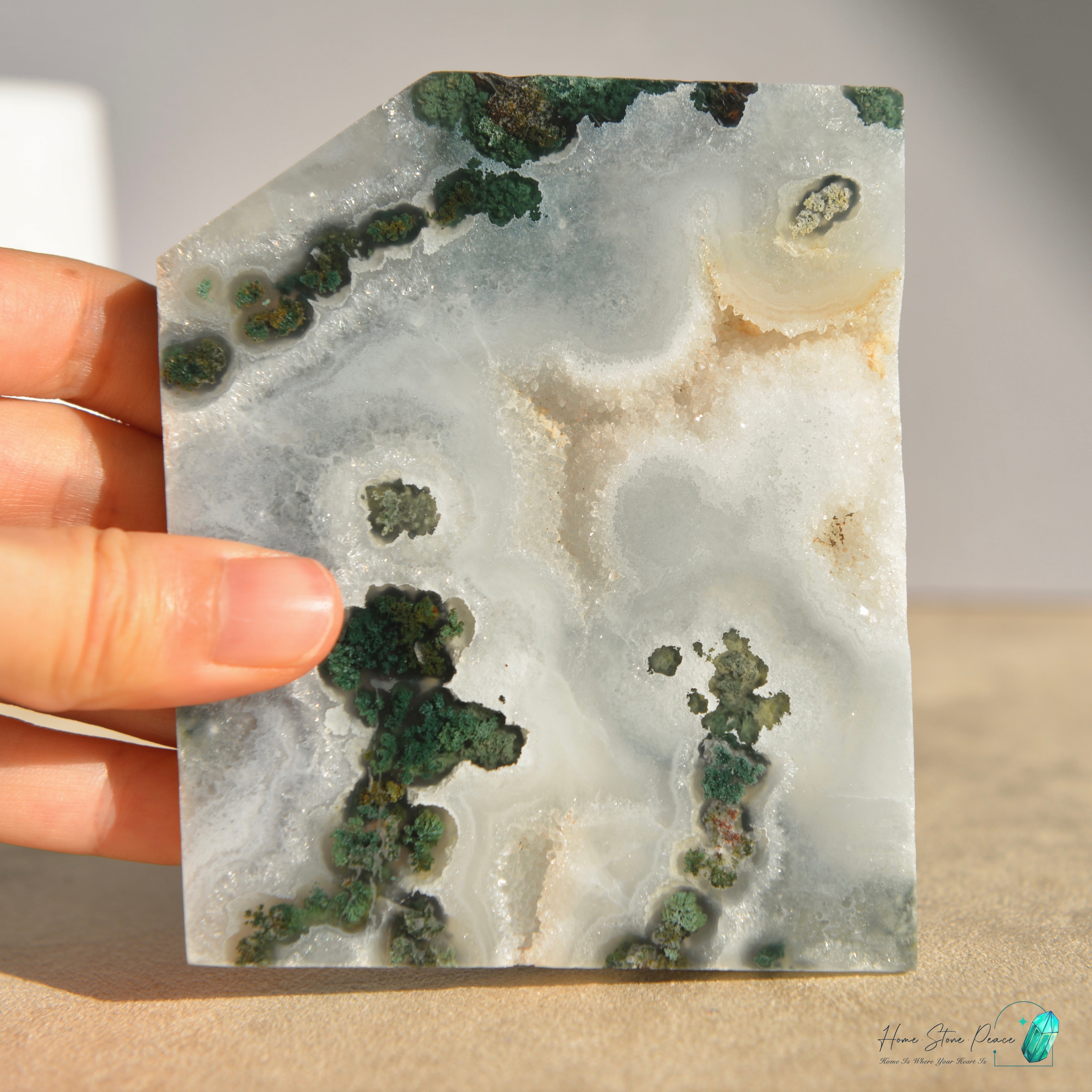 水草瑪瑙片 Moss Agate Slab