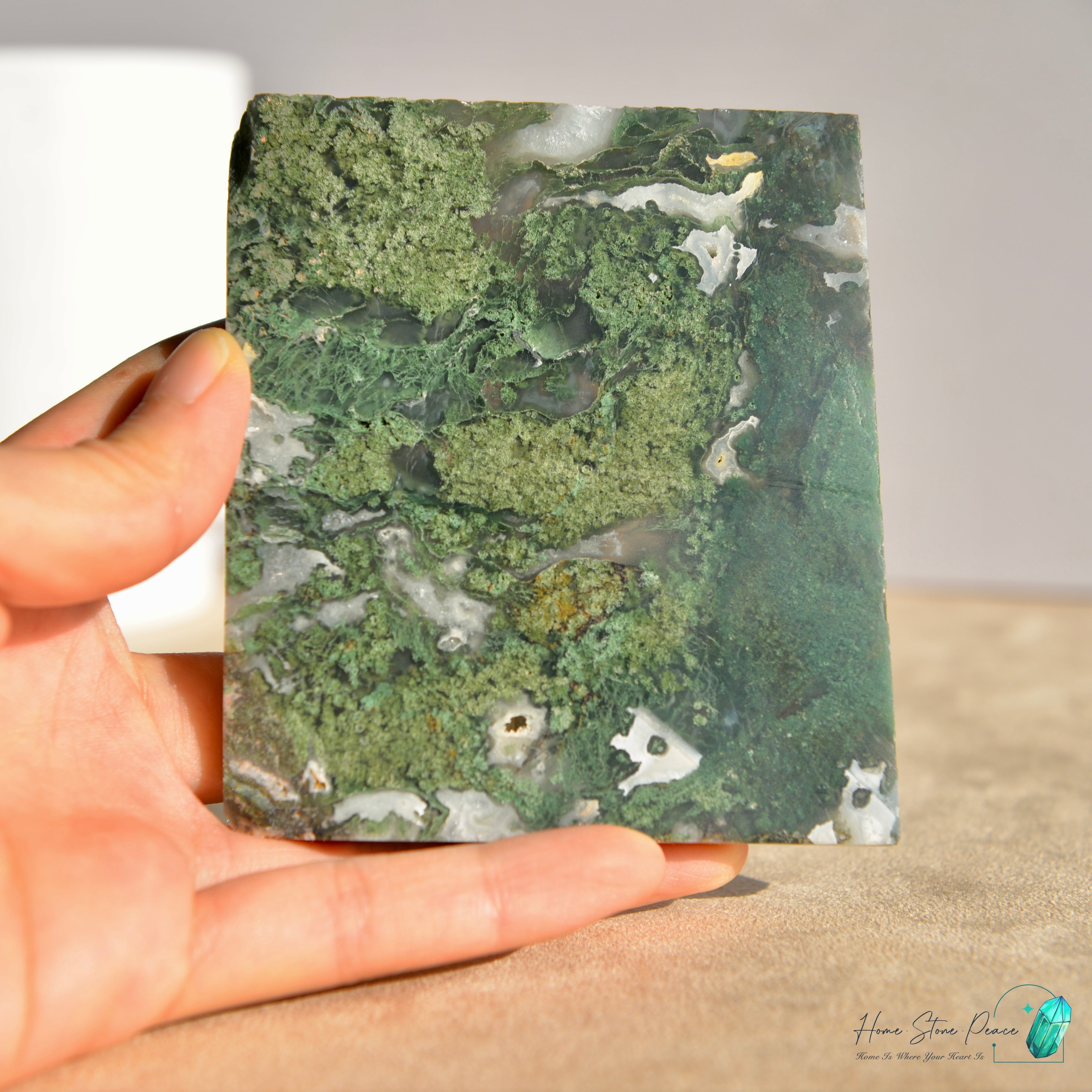 水草瑪瑙片 Moss Agate Slab