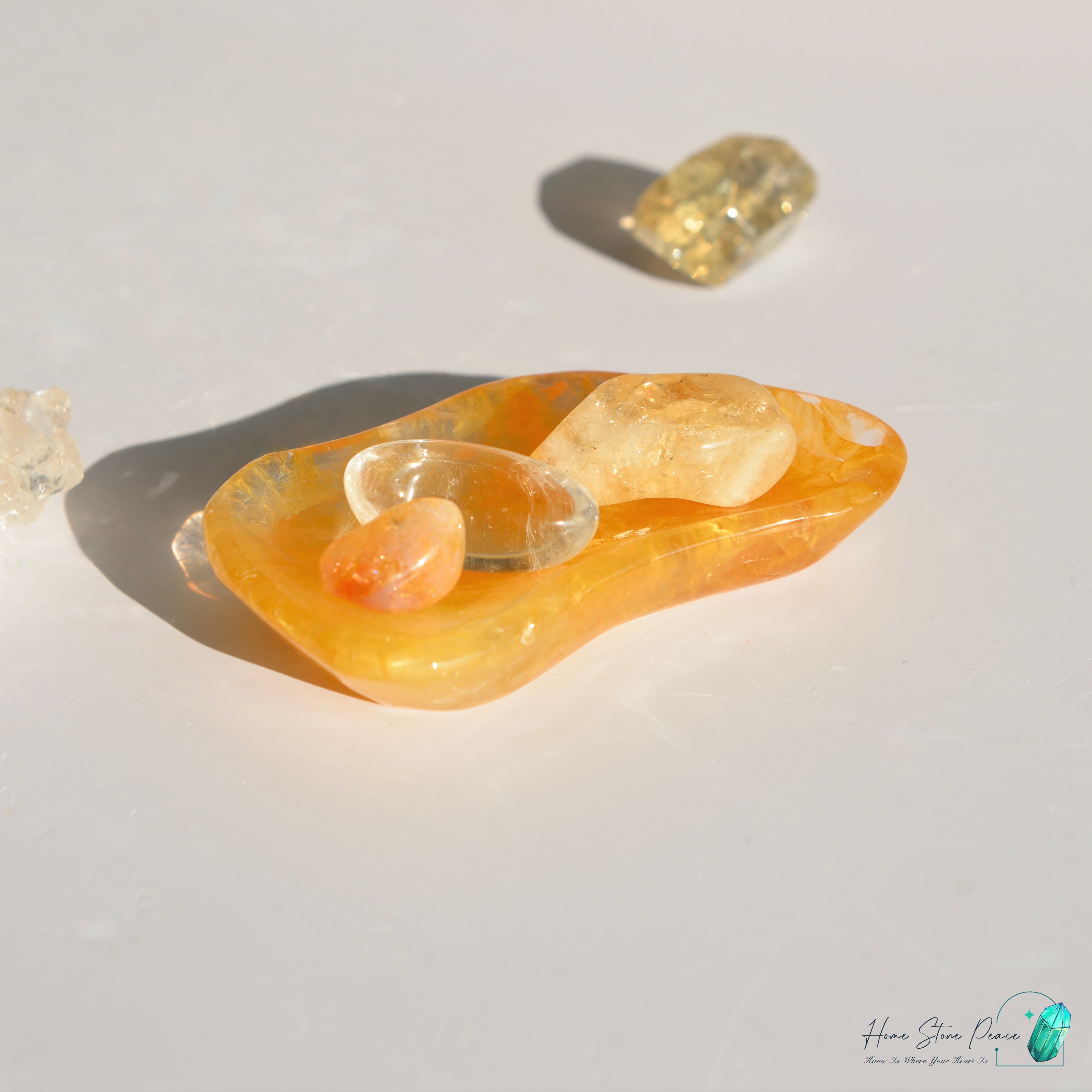 黃金療癒者水晶小碟 Golden Healer Trinket Dish