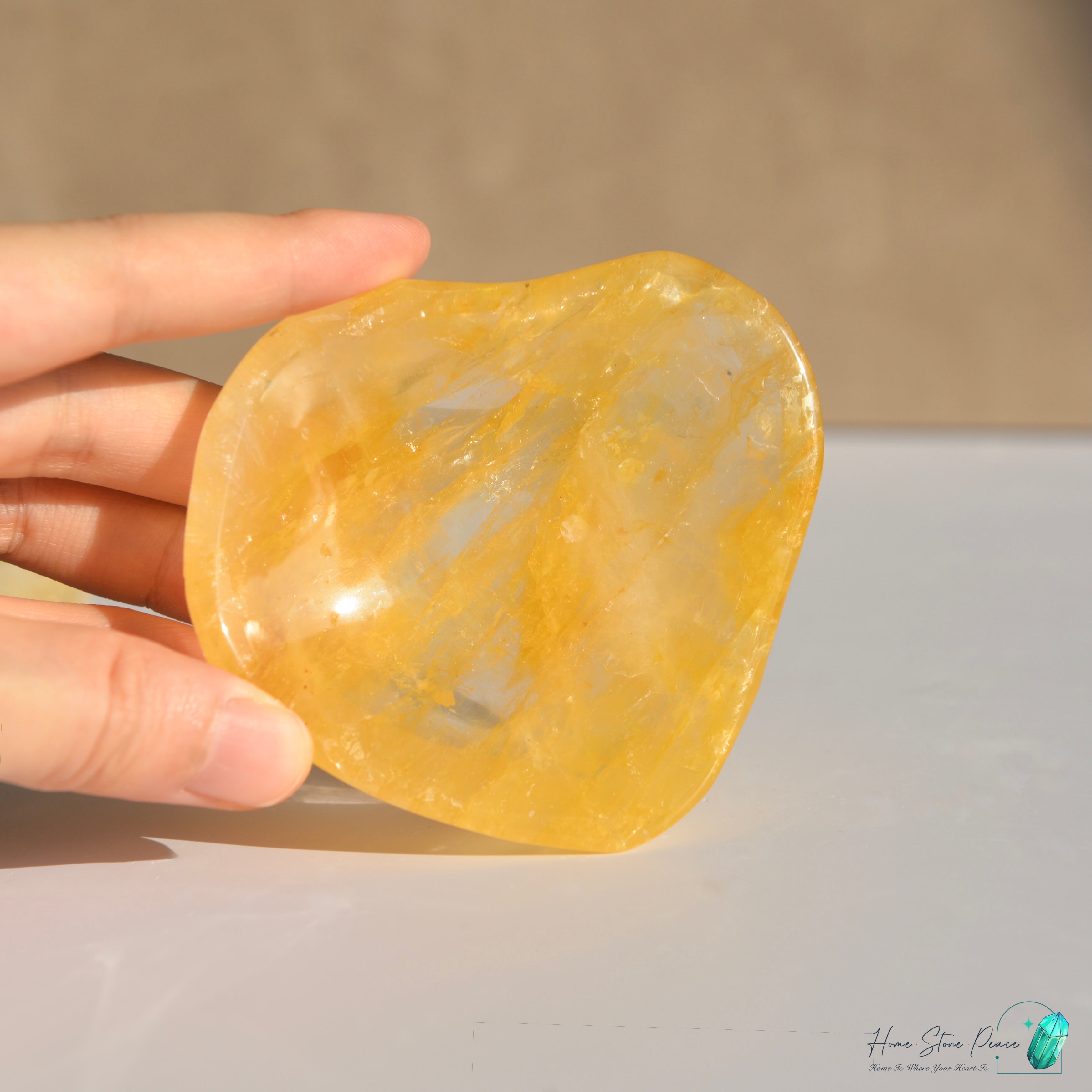 黃金療癒者水晶小碟 Golden Healer Trinket Dish