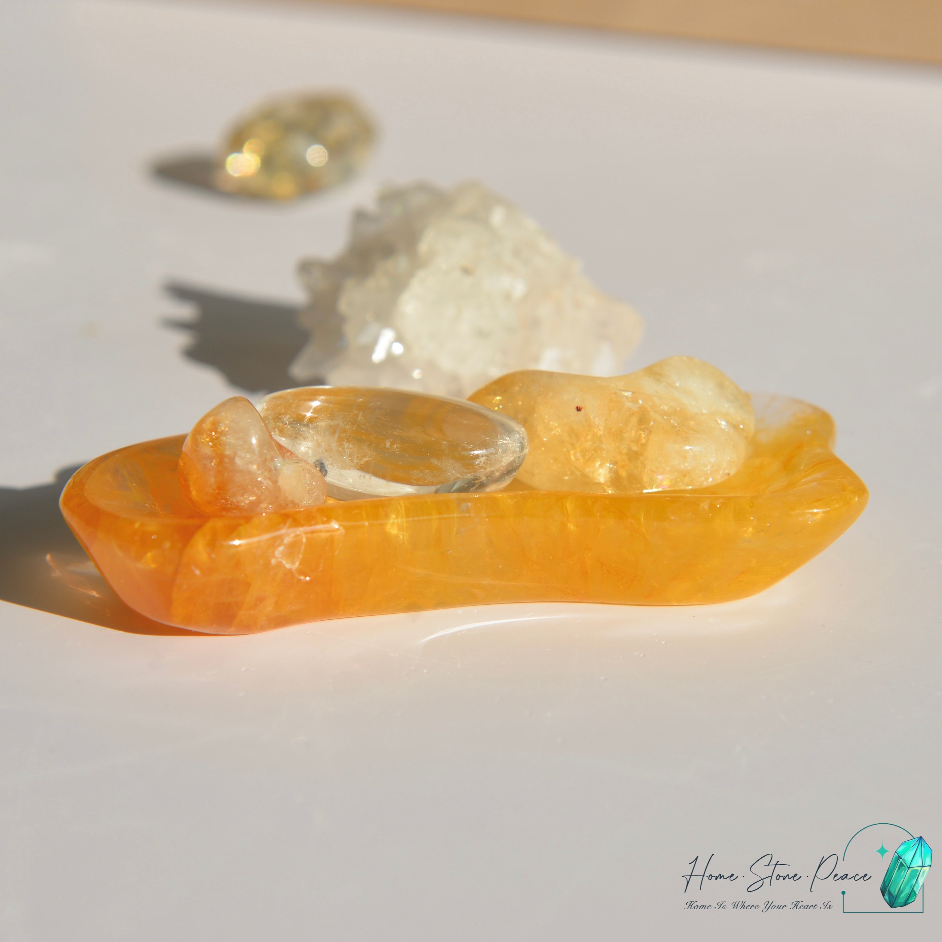黃金療癒者水晶小碟 Golden Healer Trinket Dish