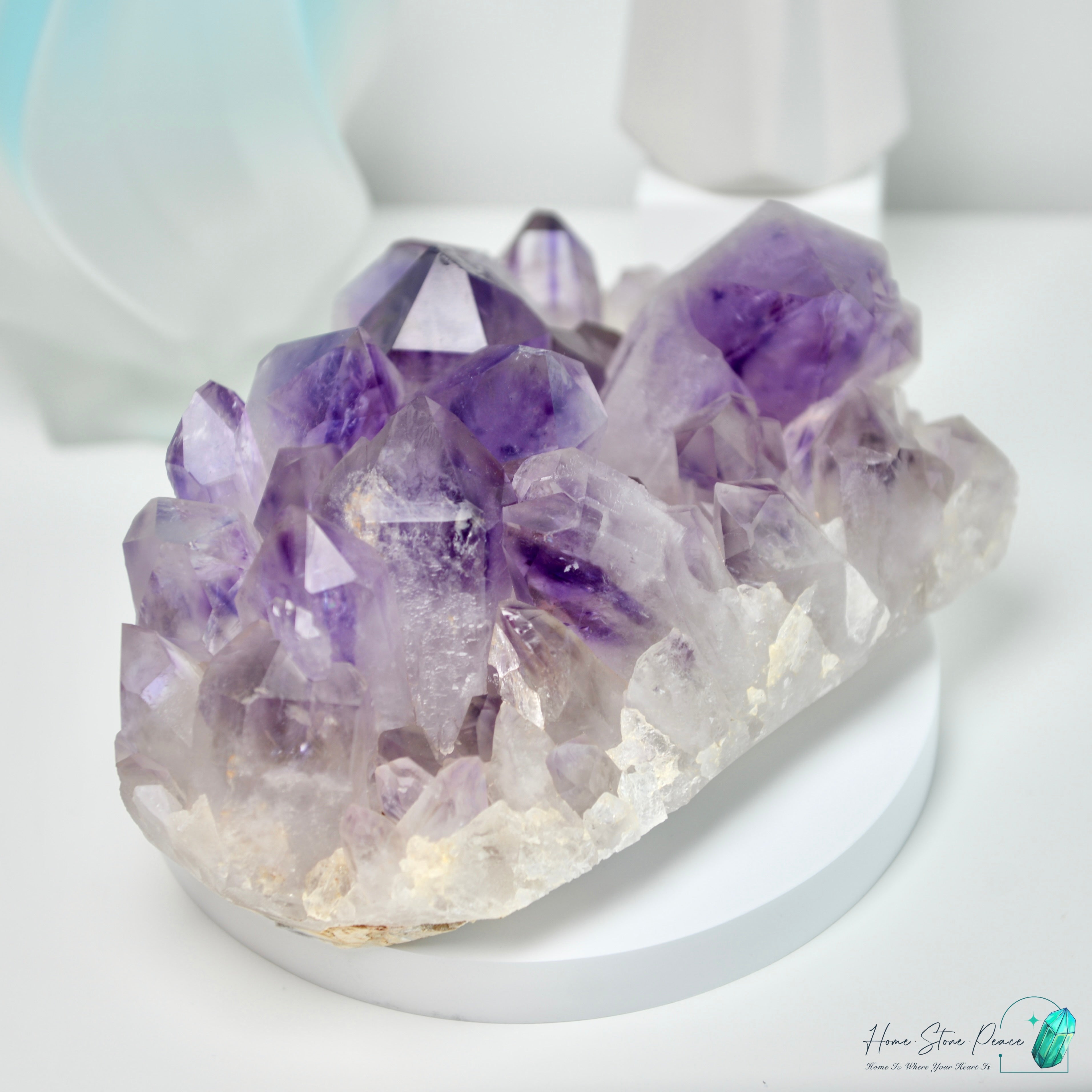玻利維亞紫水晶簇 (大型)Natural Bolivian Amethyst Cluster (Large)