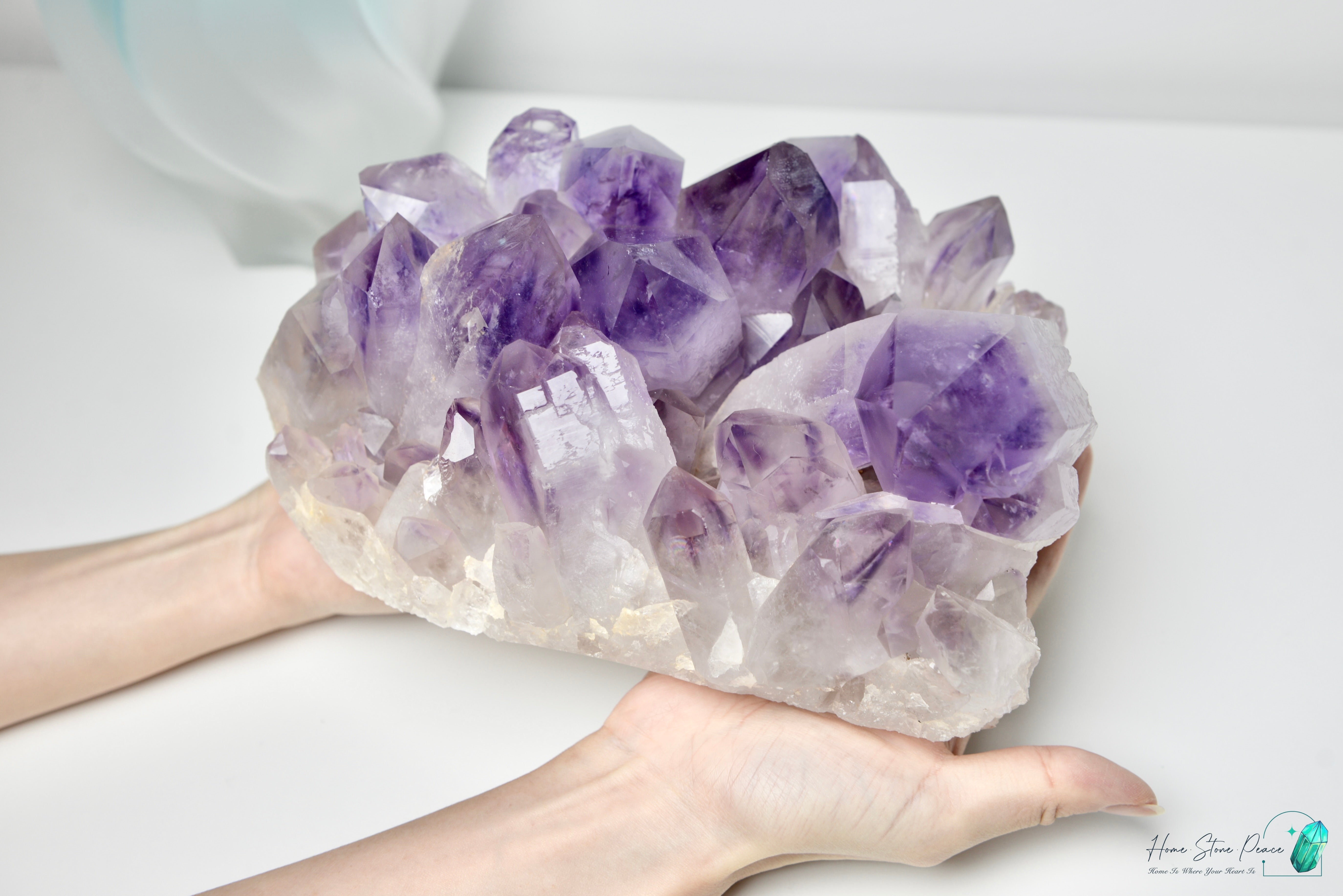 玻利維亞紫水晶簇 (大型)Natural Bolivian Amethyst Cluster (Large)