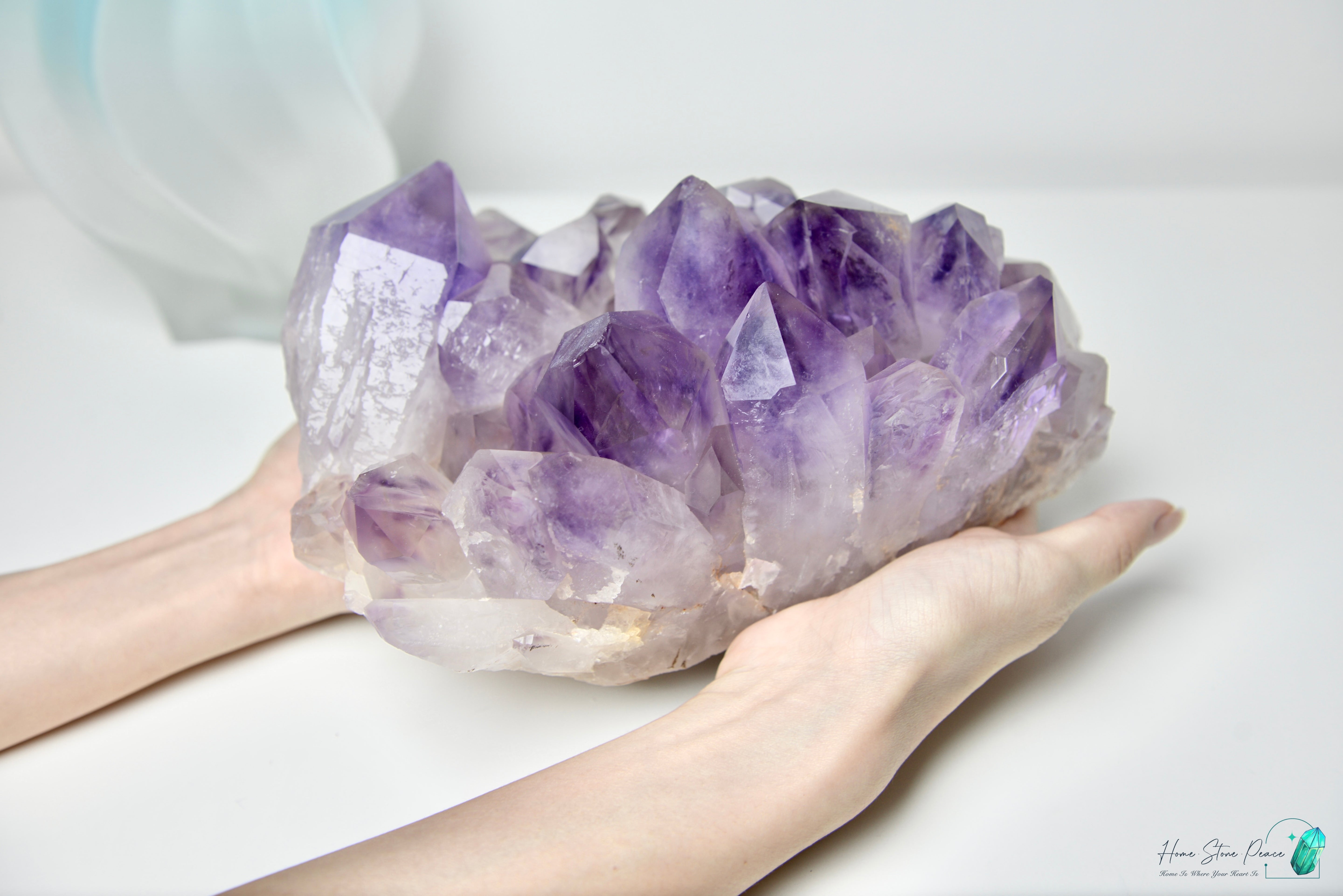 玻利維亞紫水晶簇 (大型)Natural Bolivian Amethyst Cluster (Large)