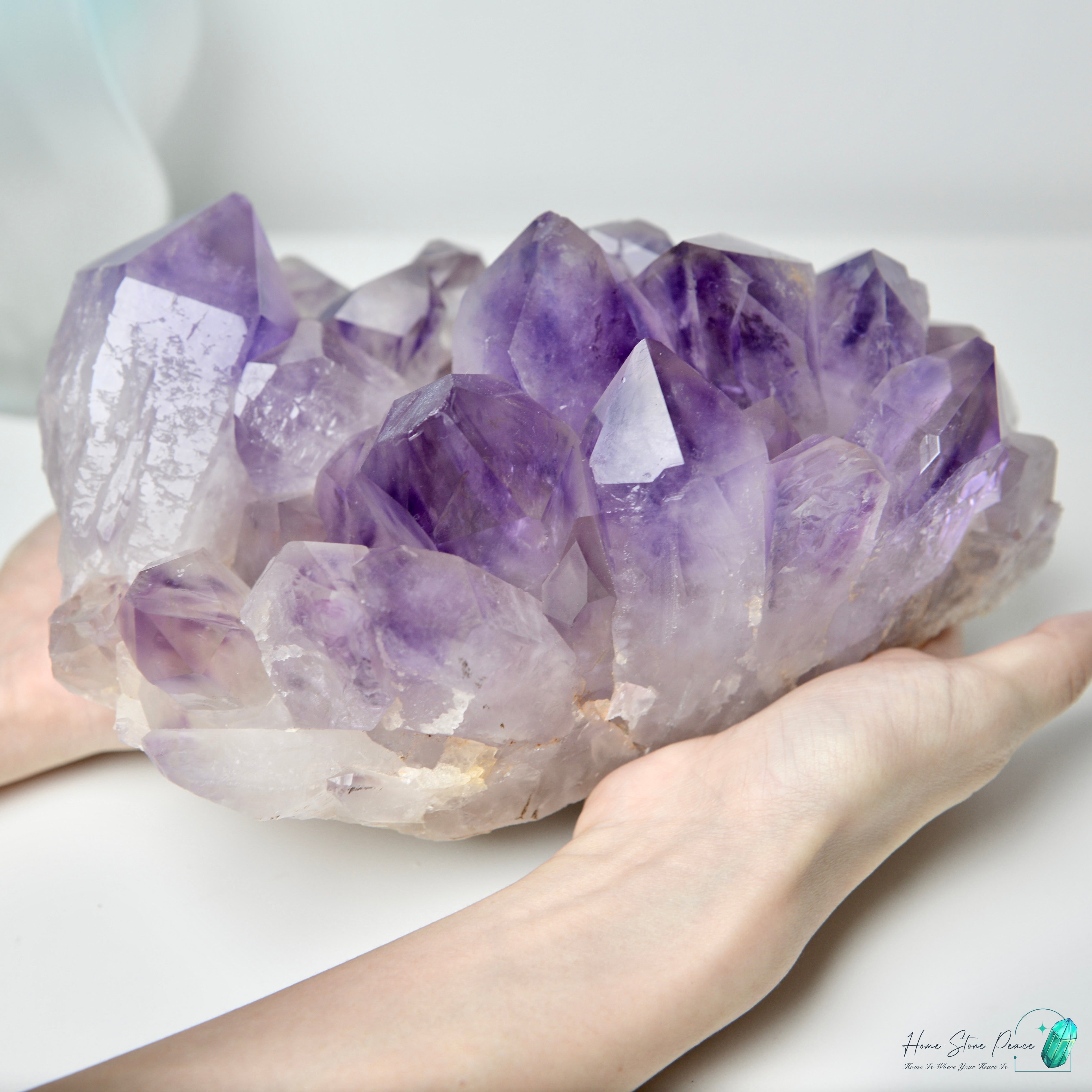 玻利維亞紫水晶簇 (大型)Natural Bolivian Amethyst Cluster (Large)