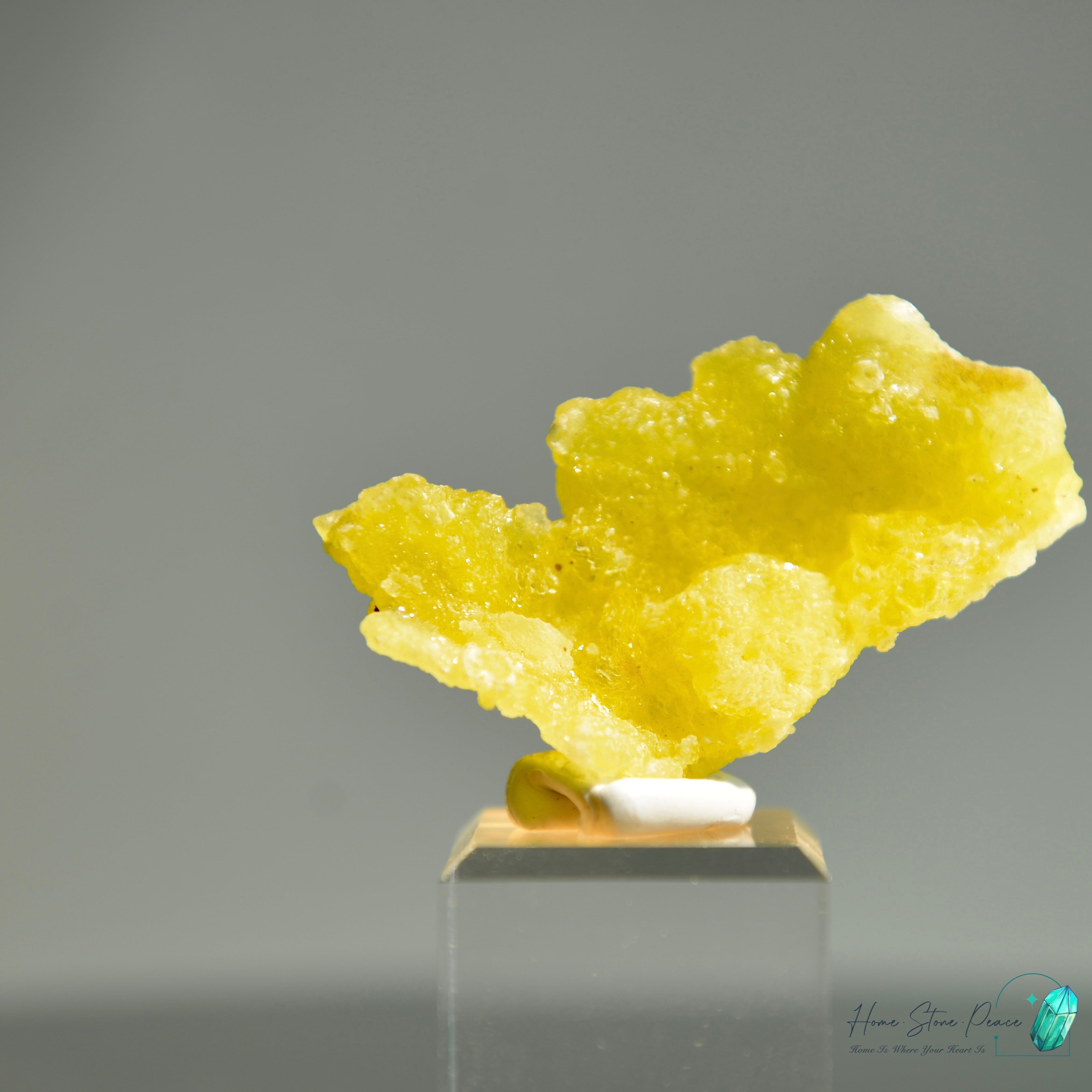 巴基斯坦黄色水鎂石原石 Balochistan Yellow Brucite