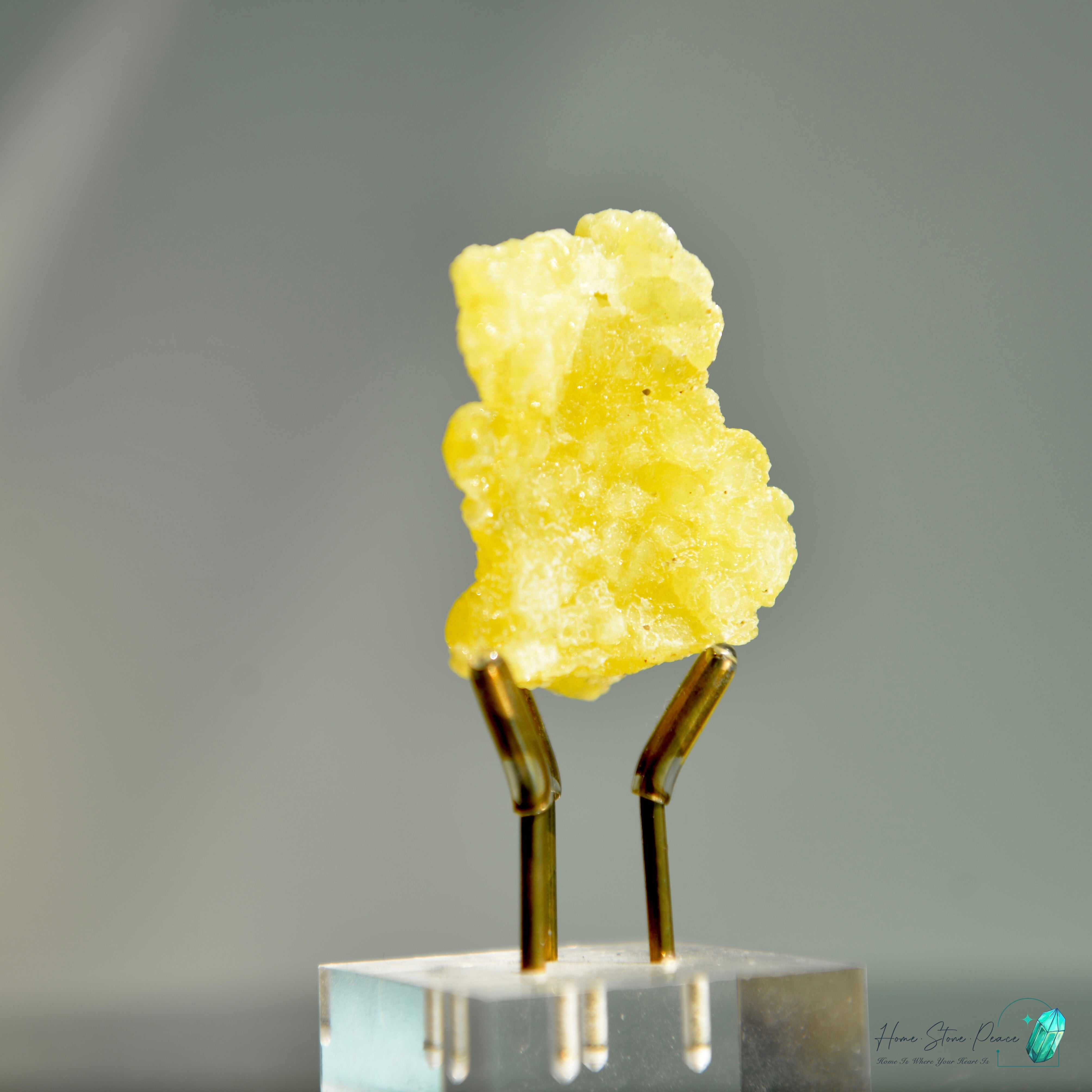 巴基斯坦黄色水鎂石原石 Balochistan Yellow Brucite