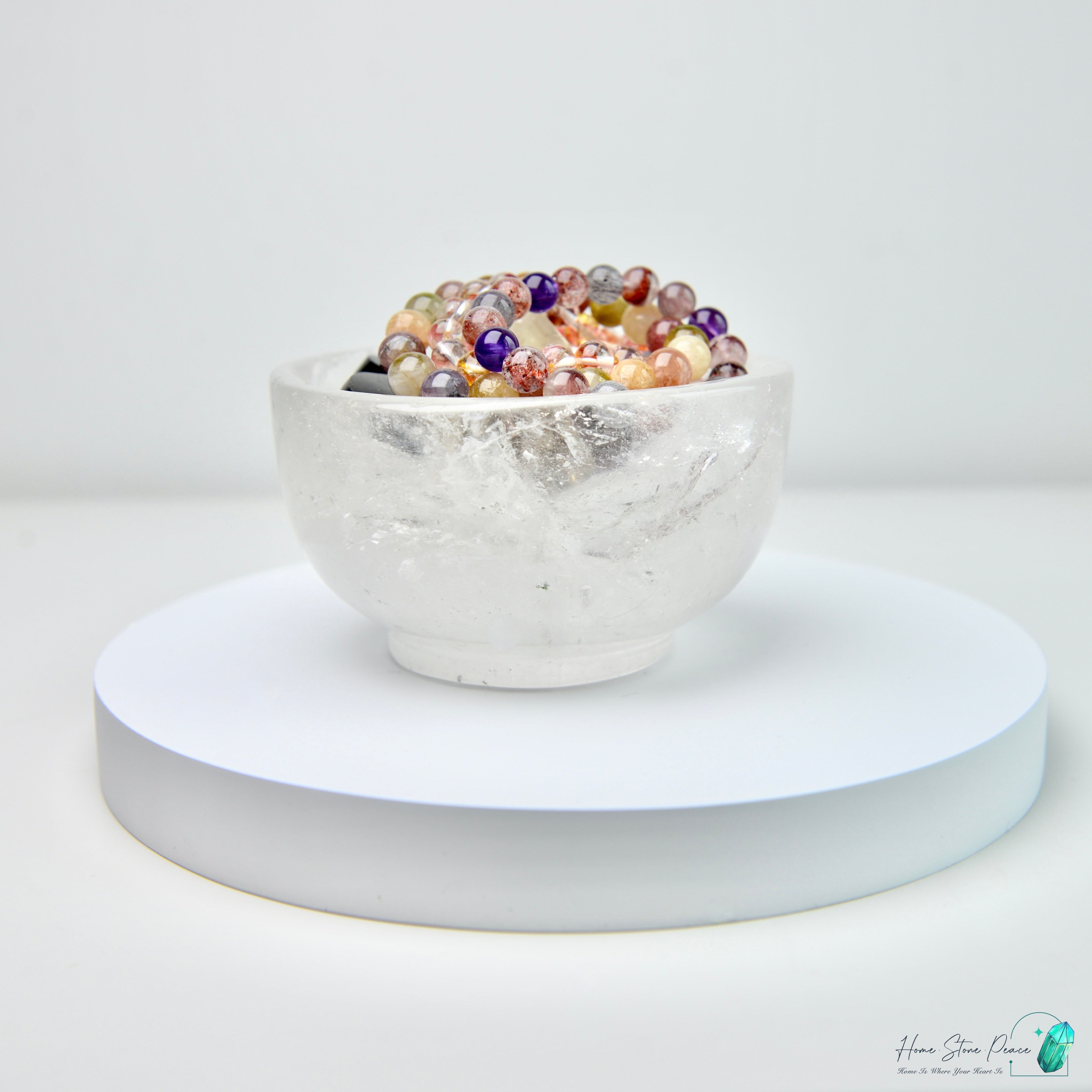 白水晶碗 Clear Quartz Bowl