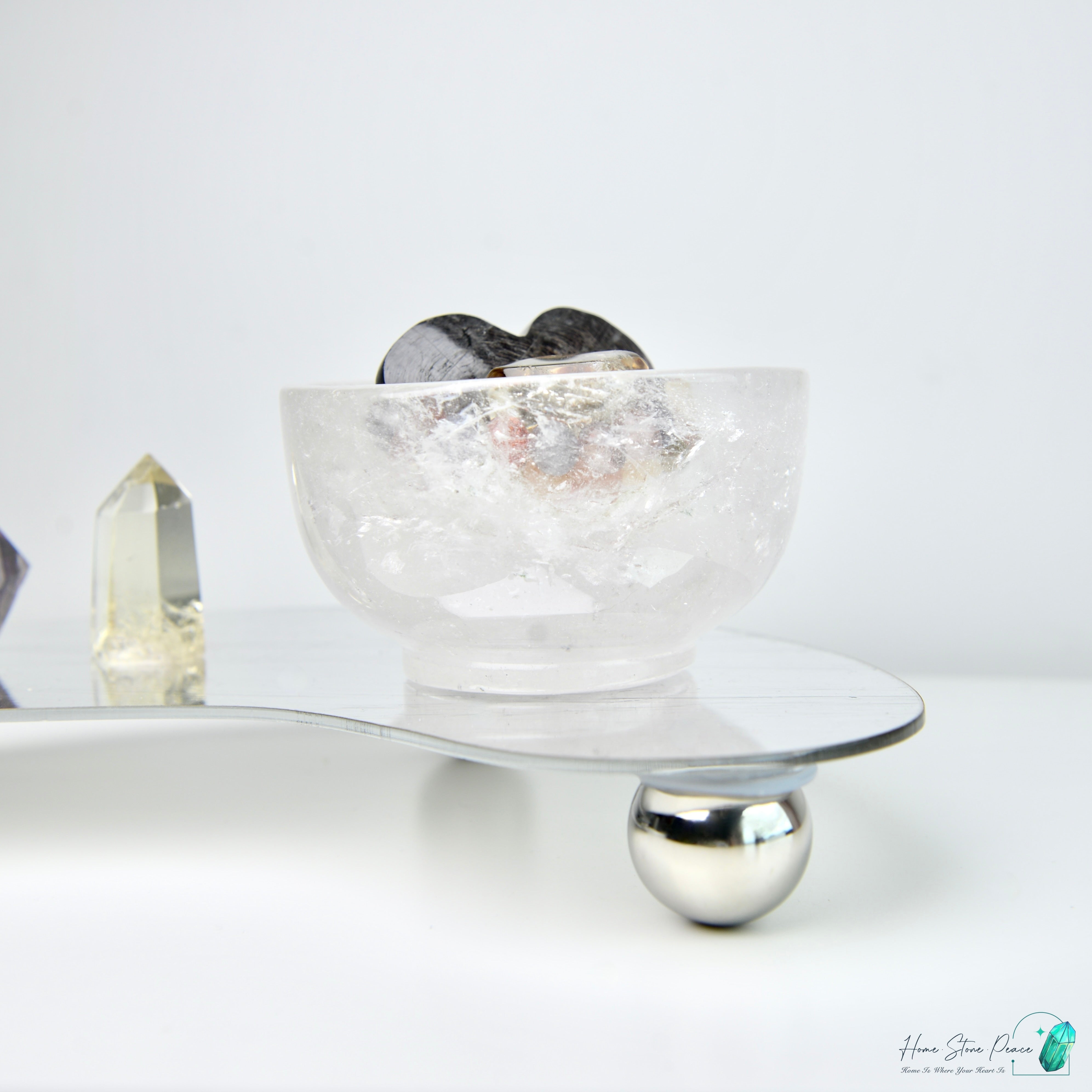 白水晶碗 Clear Quartz Bowl