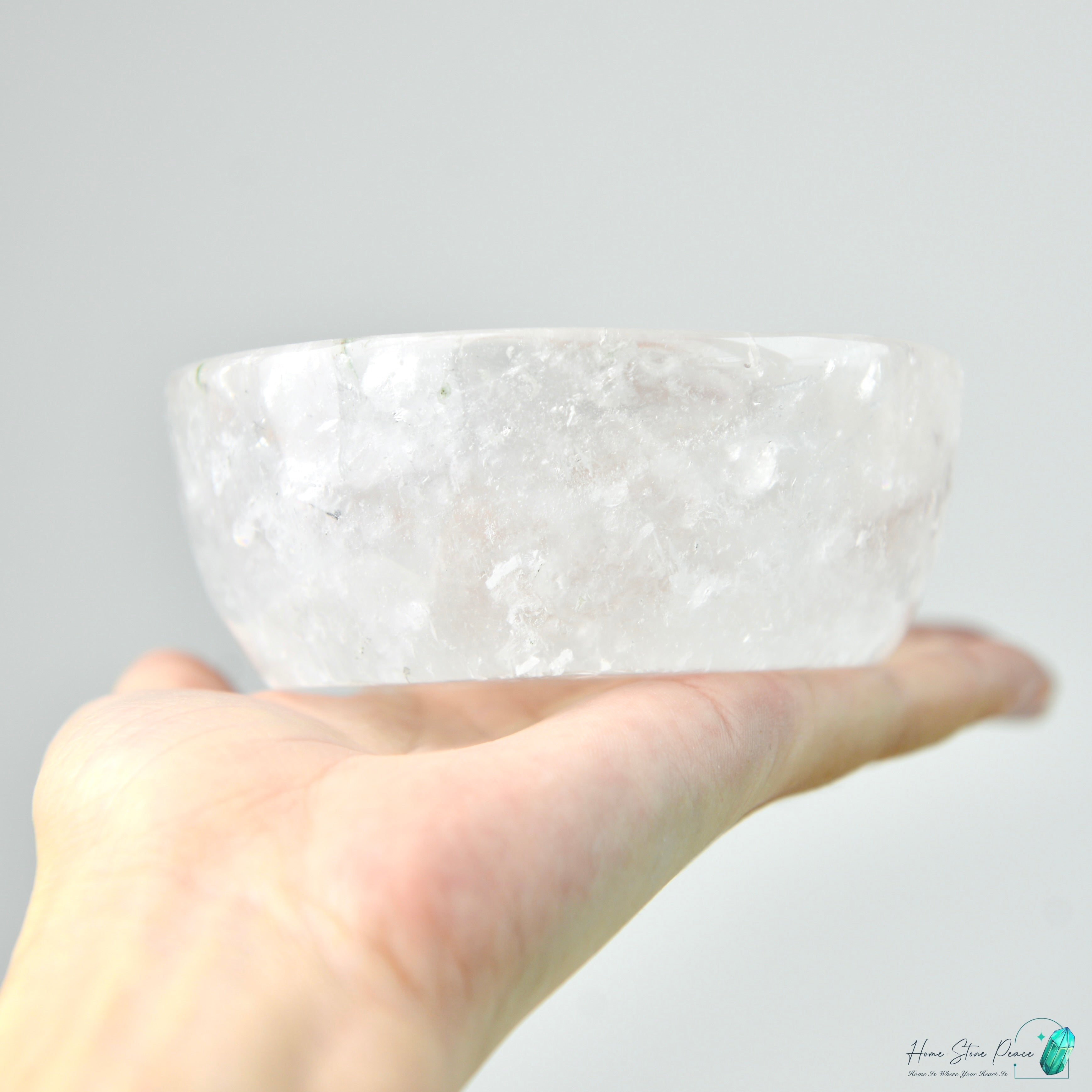 白水晶碗 Clear Quartz Bowl