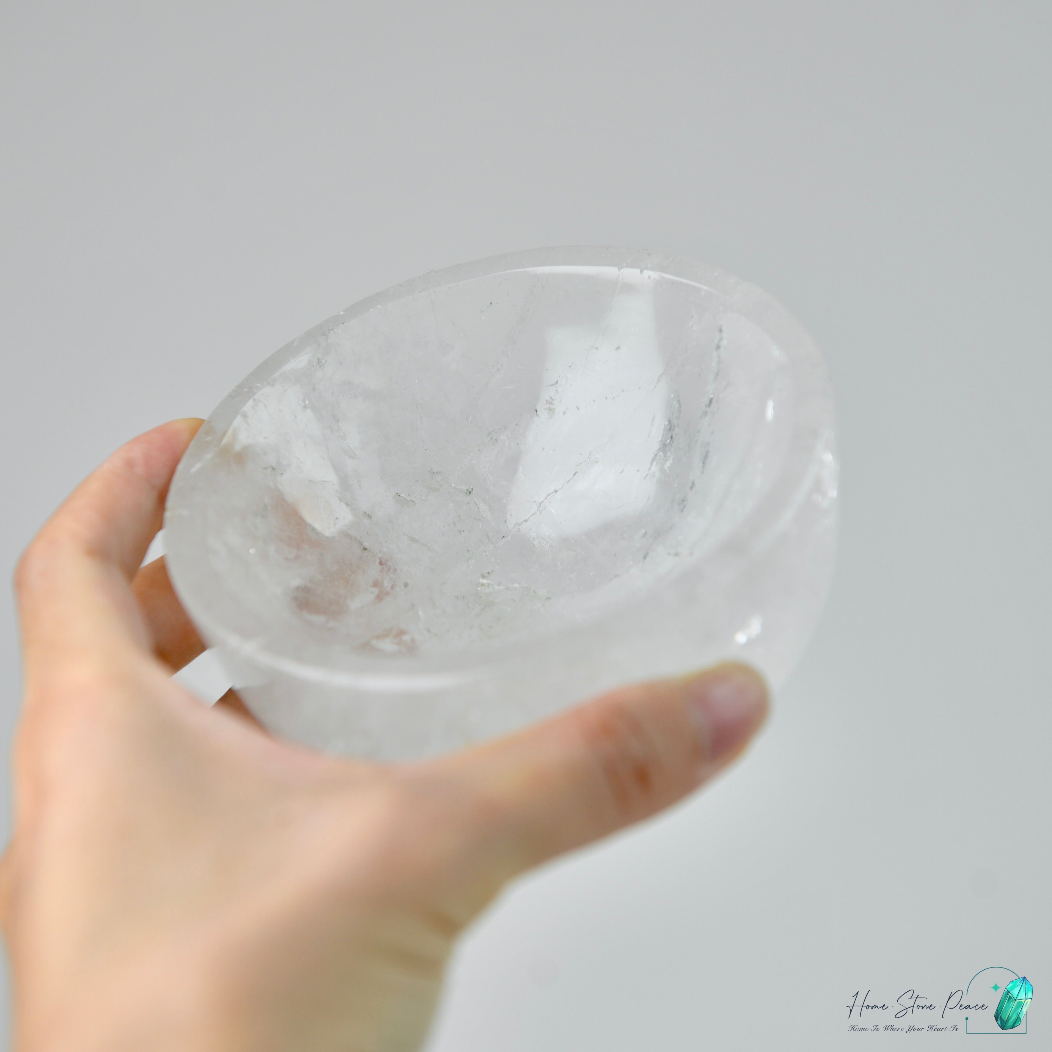 白水晶碗 Clear Quartz Bowl