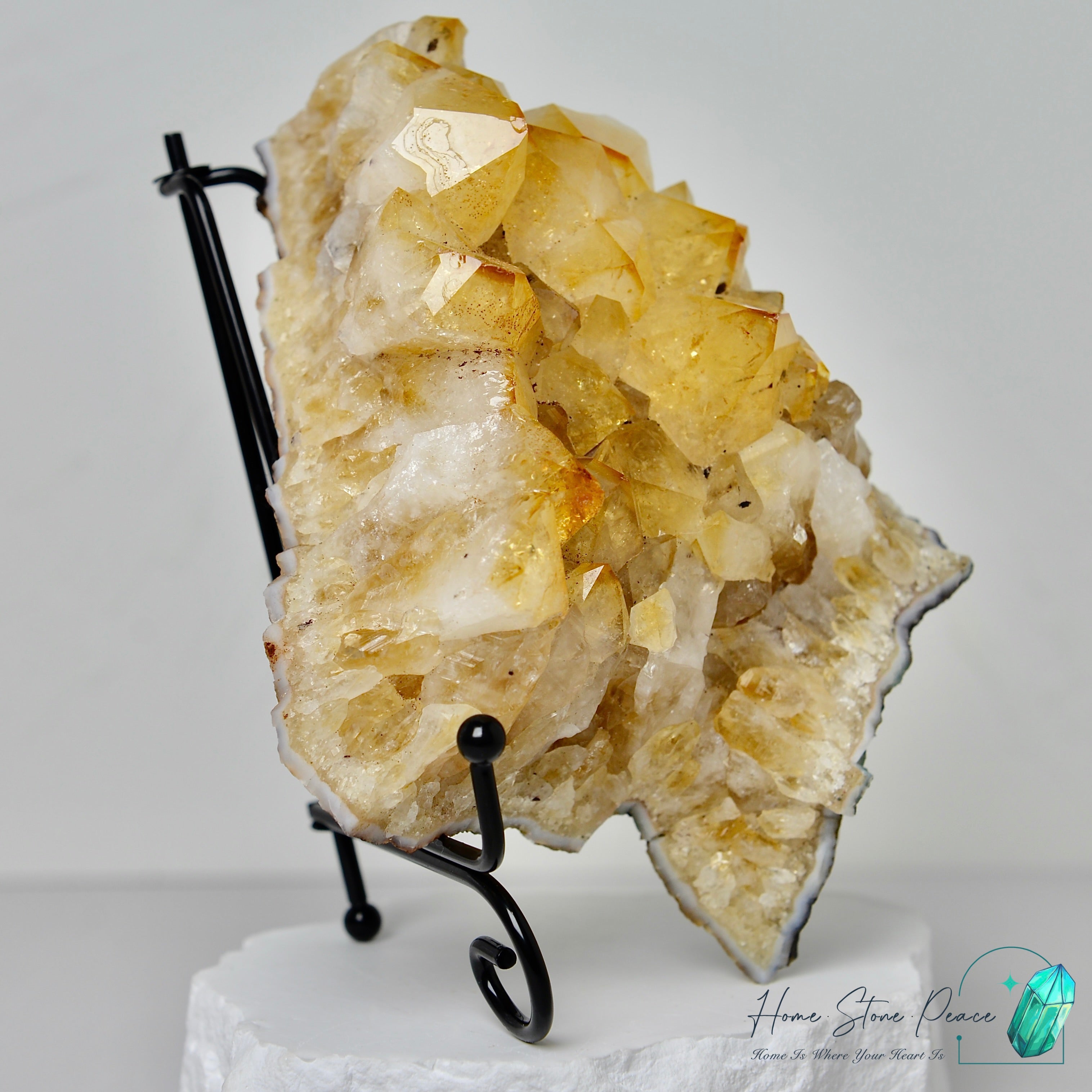 黃水晶簇 Citrine Cluster