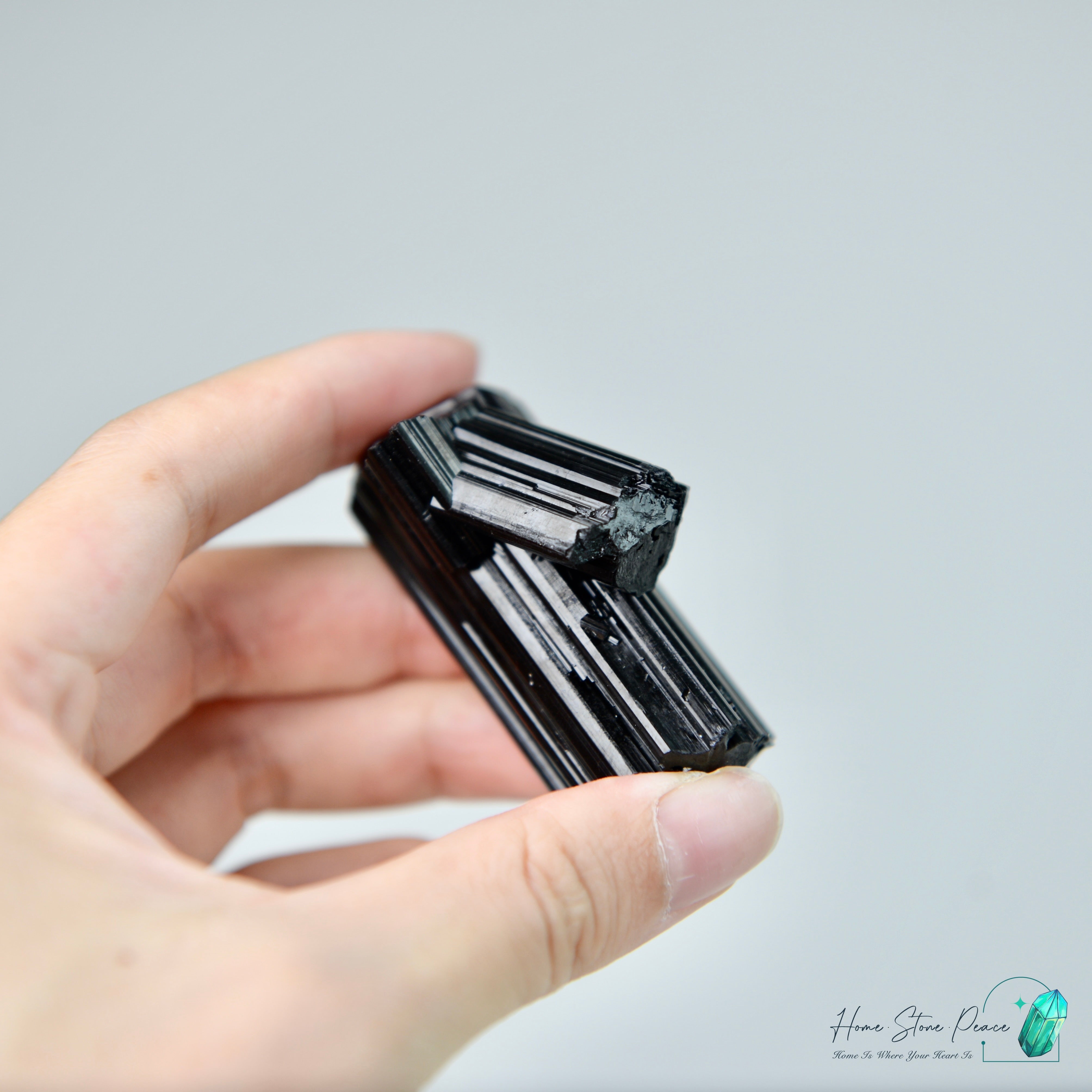 莫桑比克黑碧璽原石 Premium Mozambique Black Tourmaline
