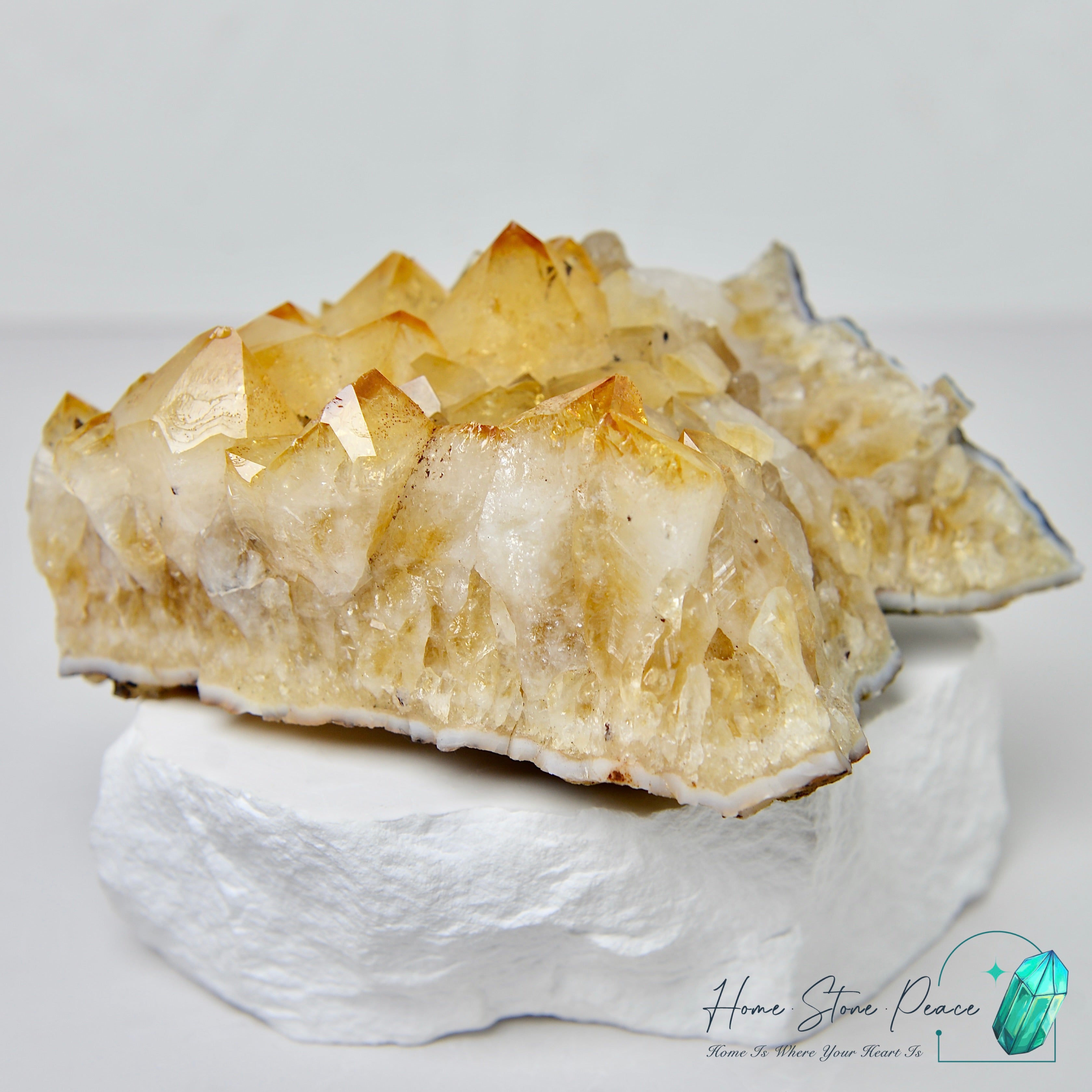 黃水晶簇 Citrine Cluster