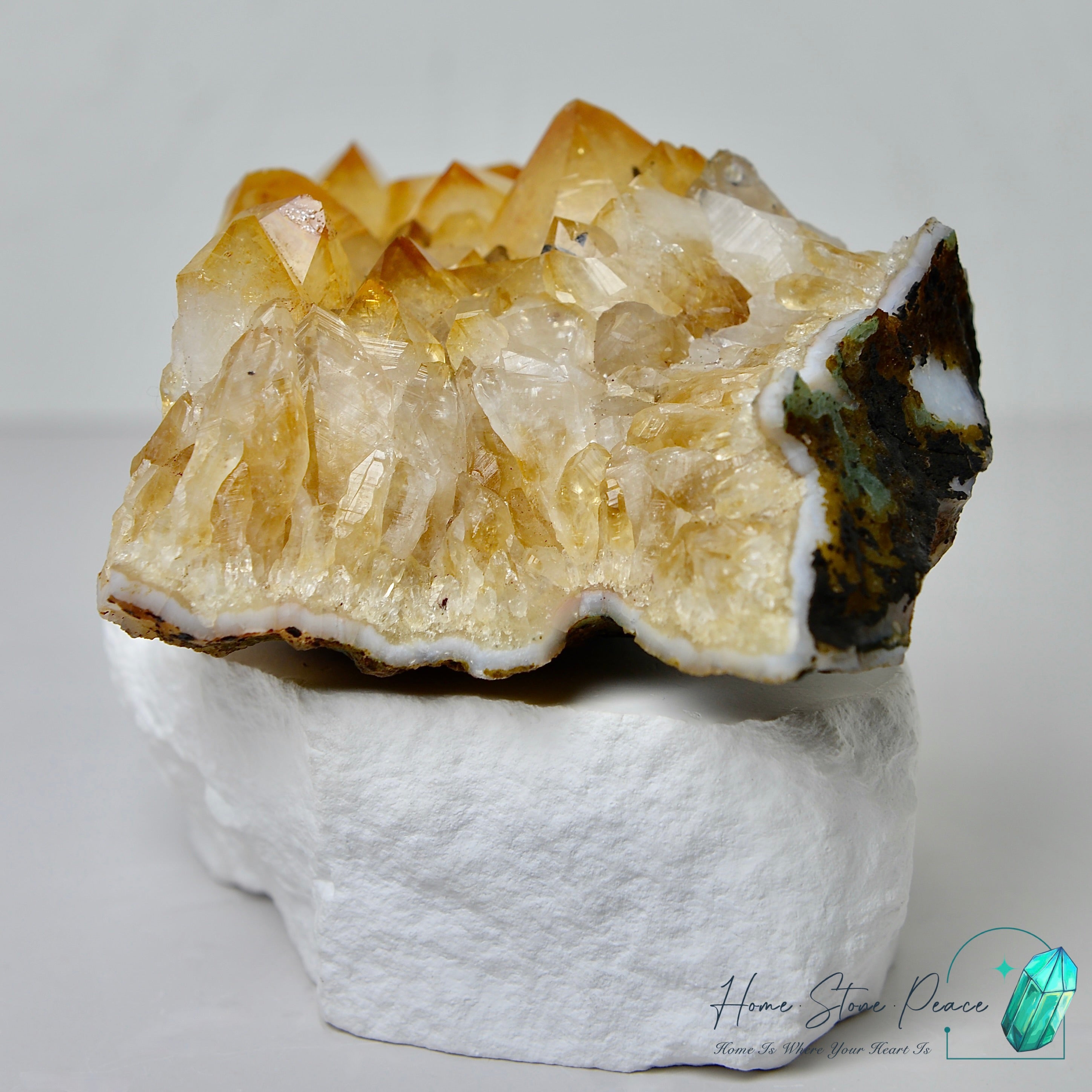 黃水晶簇 Citrine Cluster