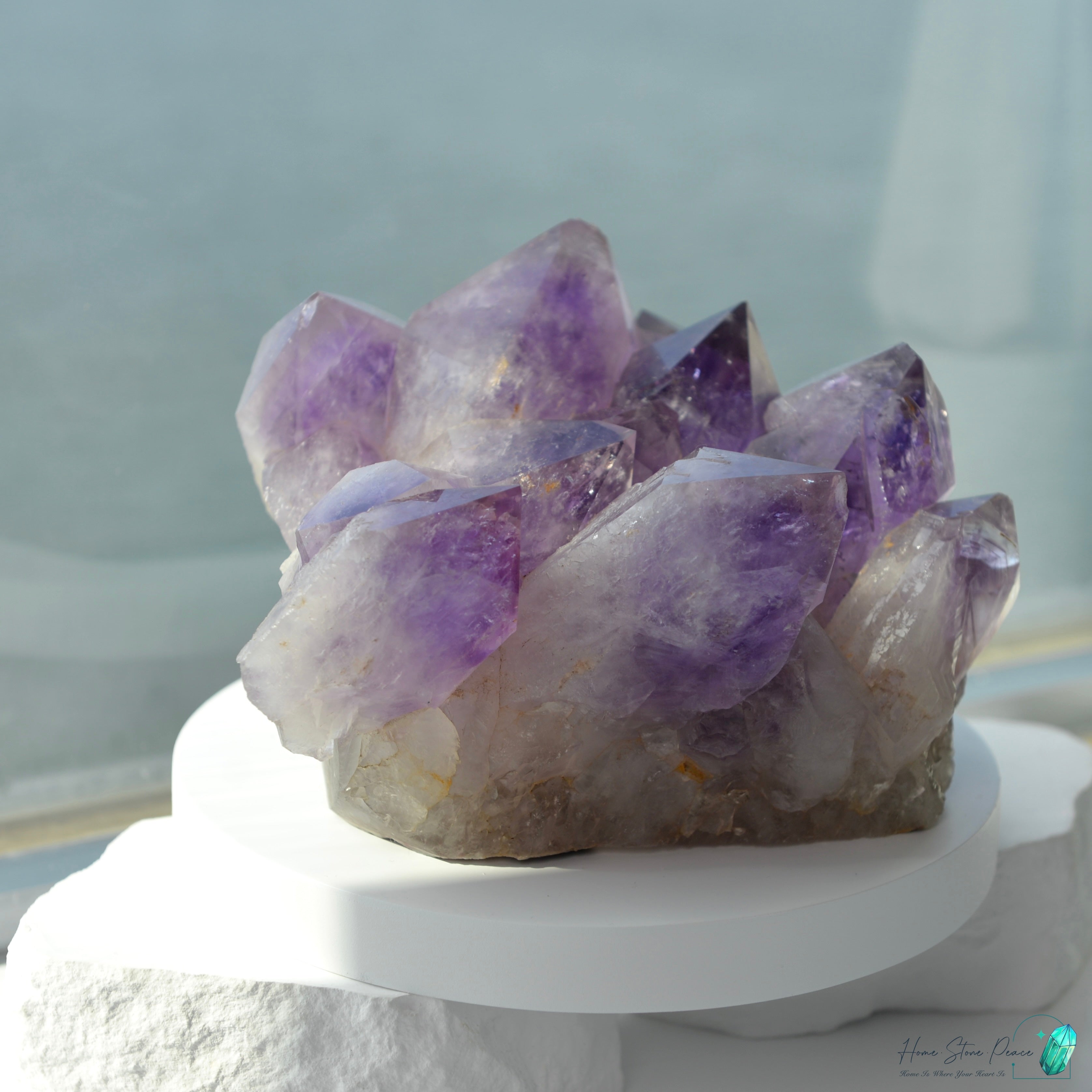 玻利維亞紫水晶簇 (大型)Natural Bolivian Amethyst Cluster (Large)
