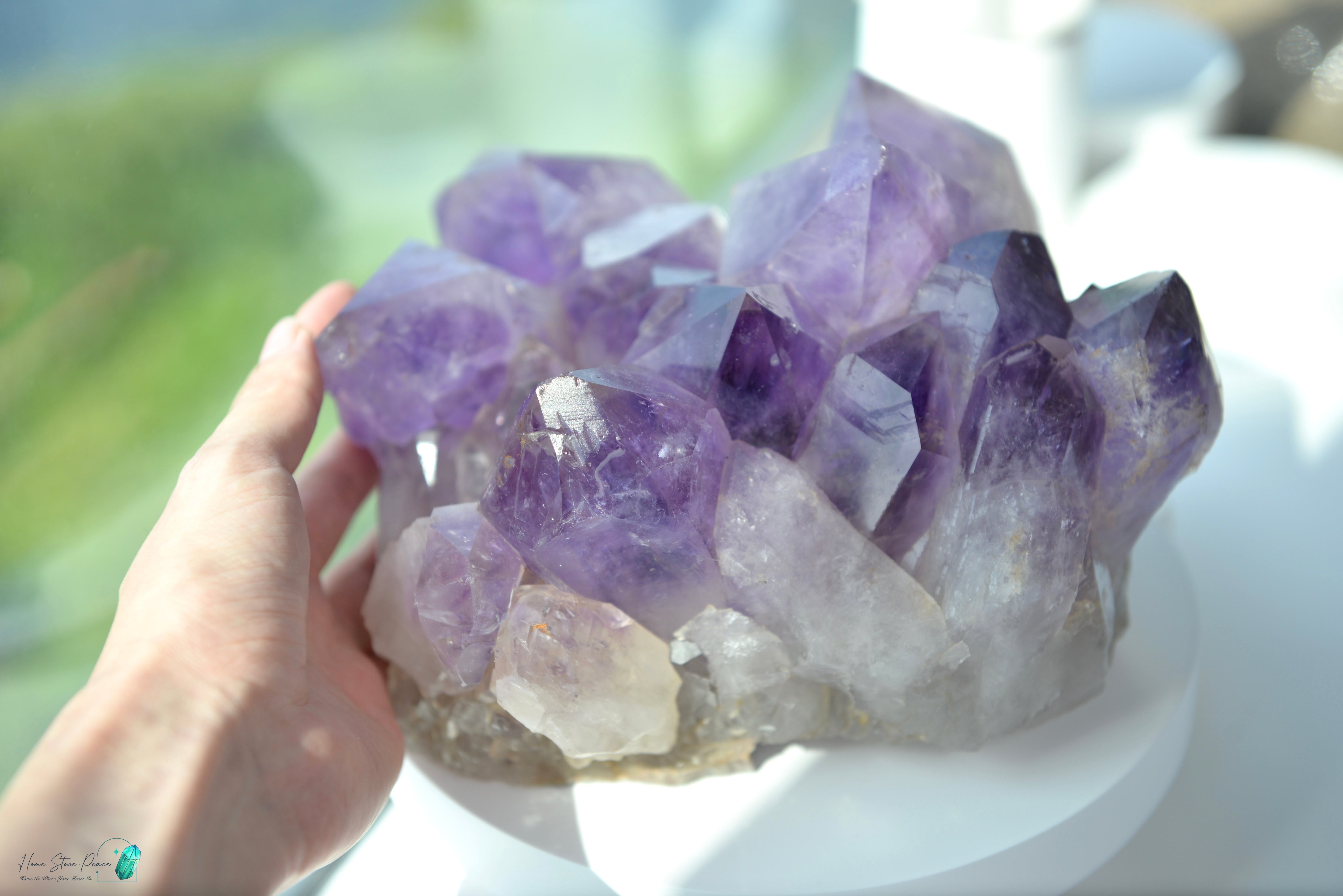 玻利維亞紫水晶簇 (大型)Natural Bolivian Amethyst Cluster (Large)