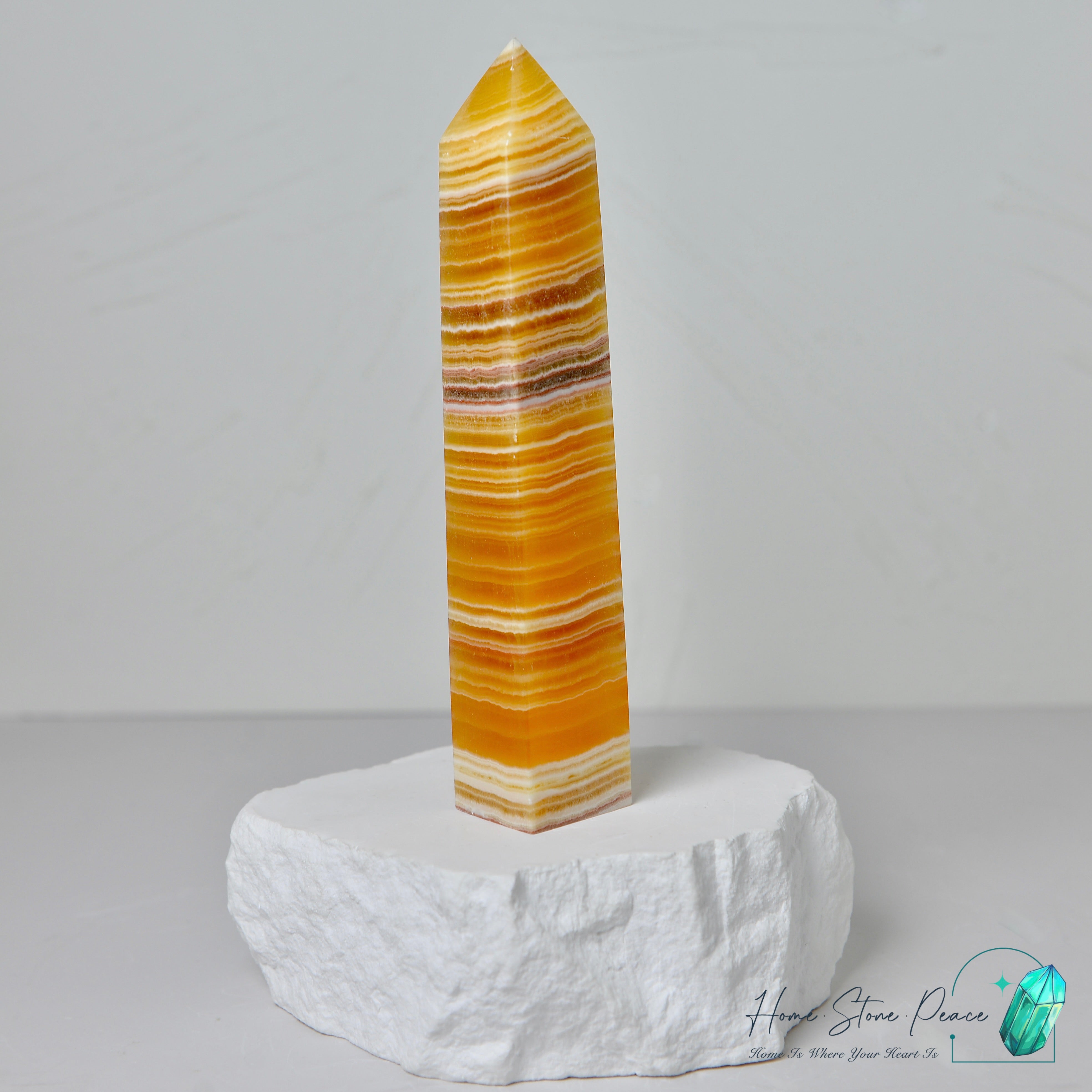 橙色方解石柱 Orange Calcite Tower