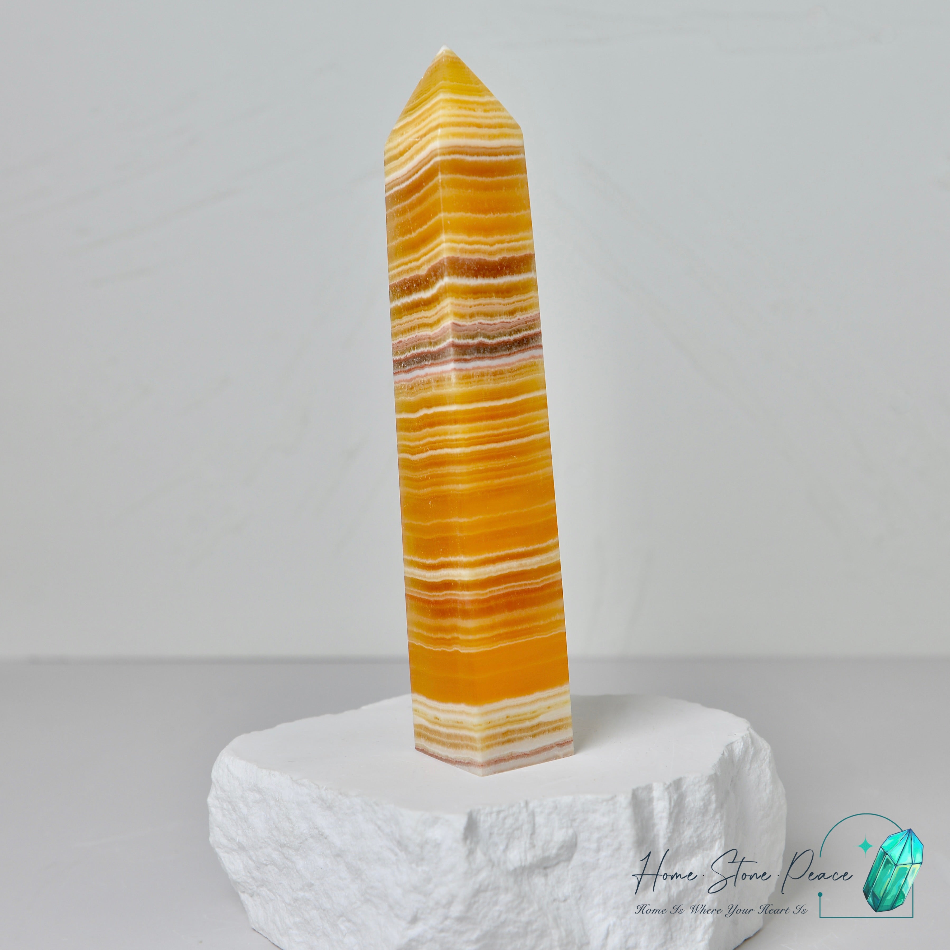 橙色方解石柱 Orange Calcite Tower