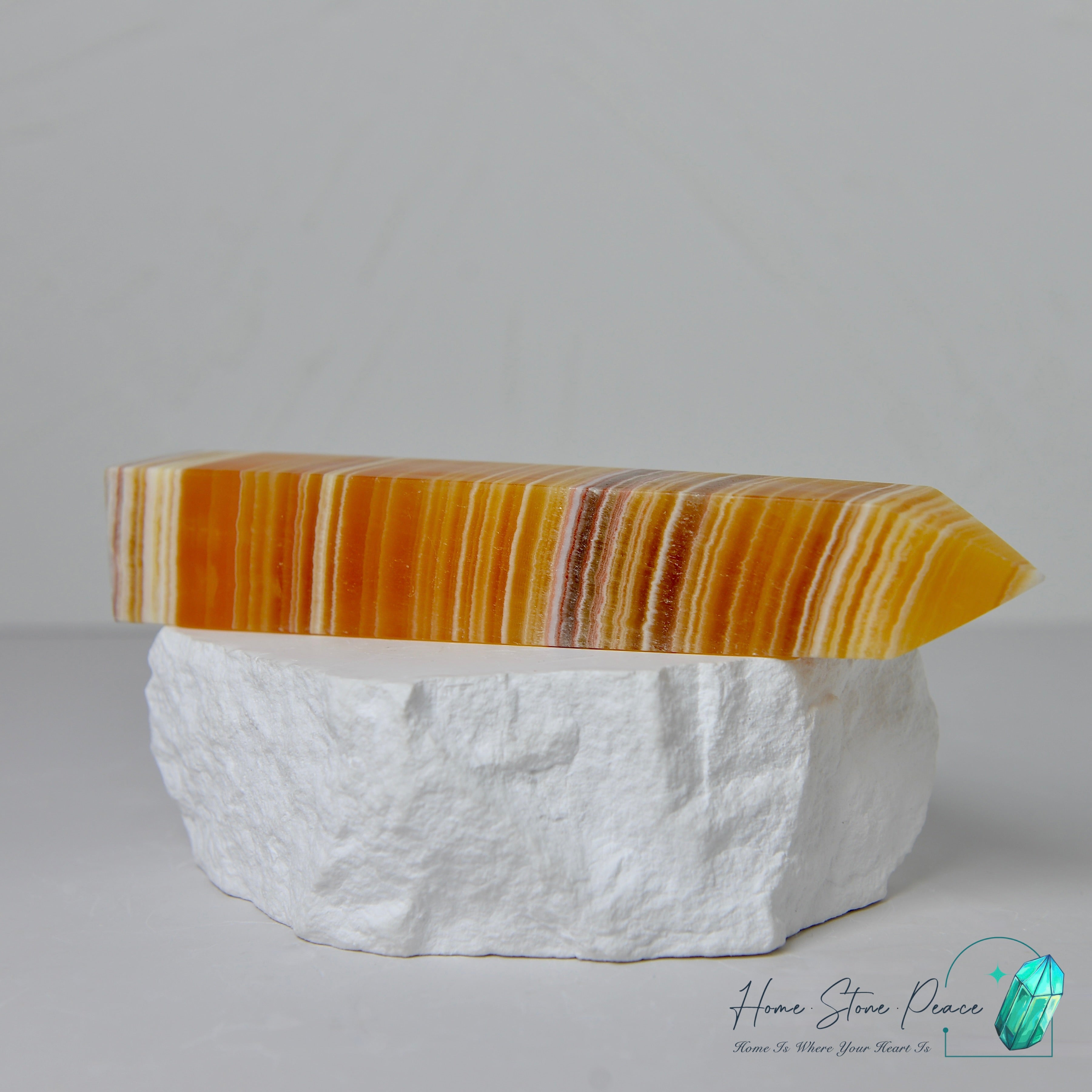 橙色方解石柱 Orange Calcite Tower