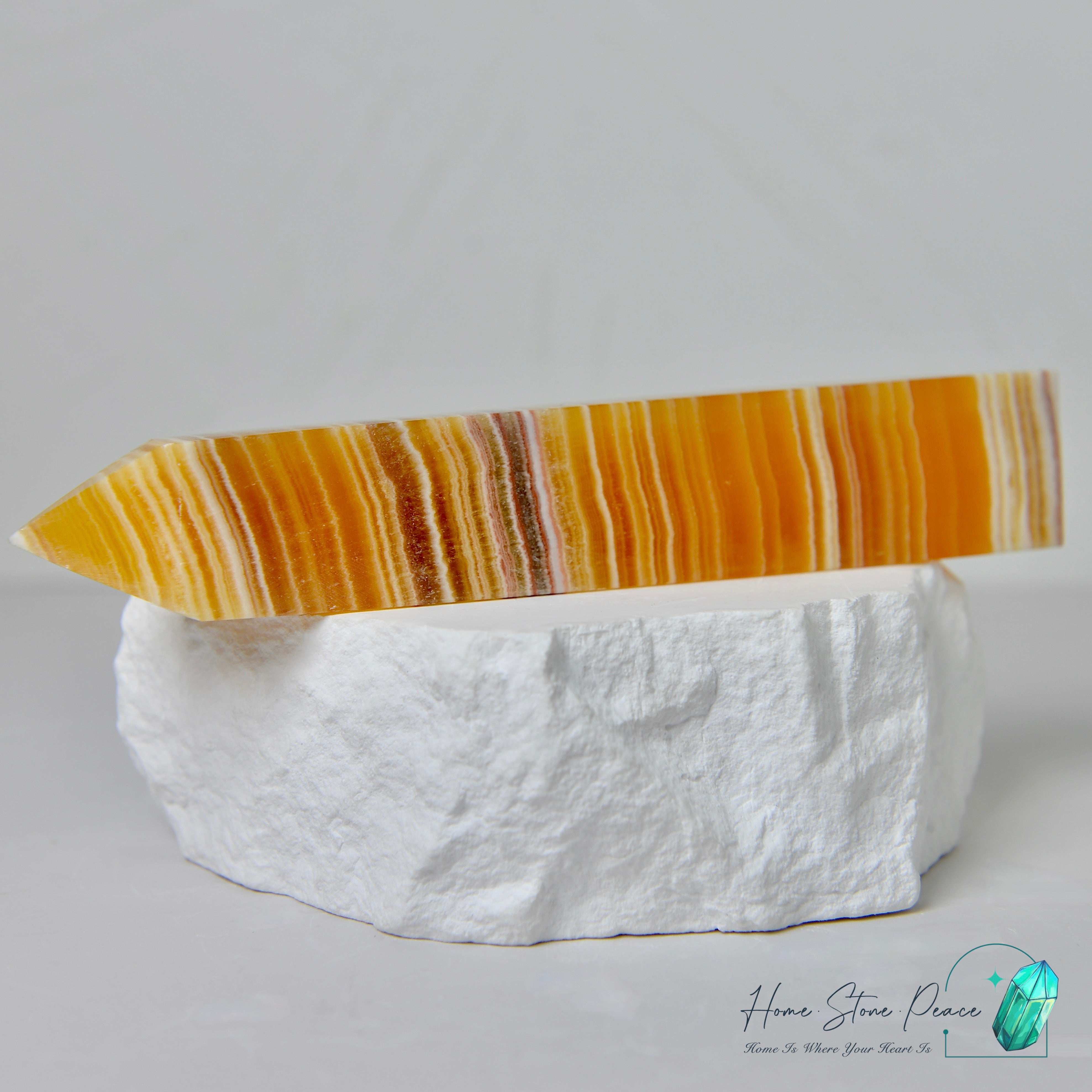 橙色方解石柱 Orange Calcite Tower