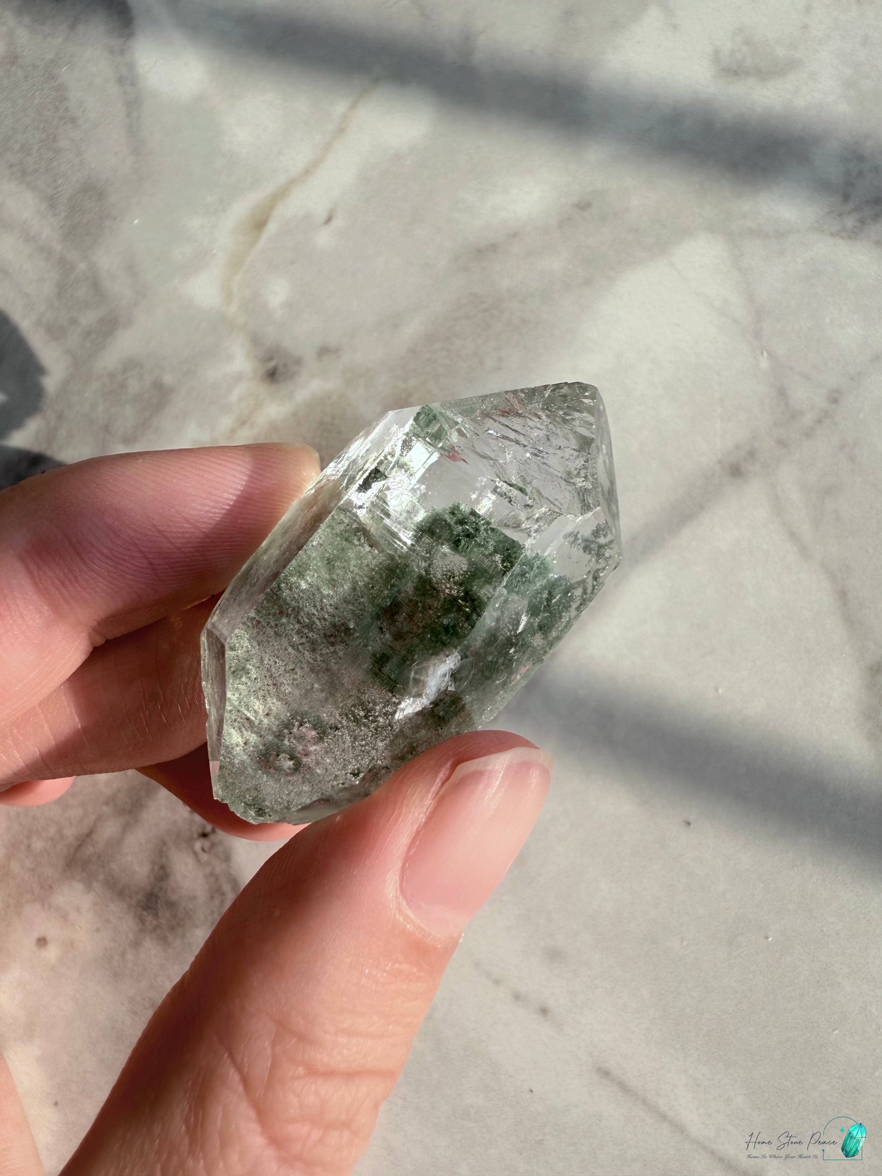 精品喜馬拉雅山綠泥共生水晶 Premium Himalayan Quartz with Green Chlorite