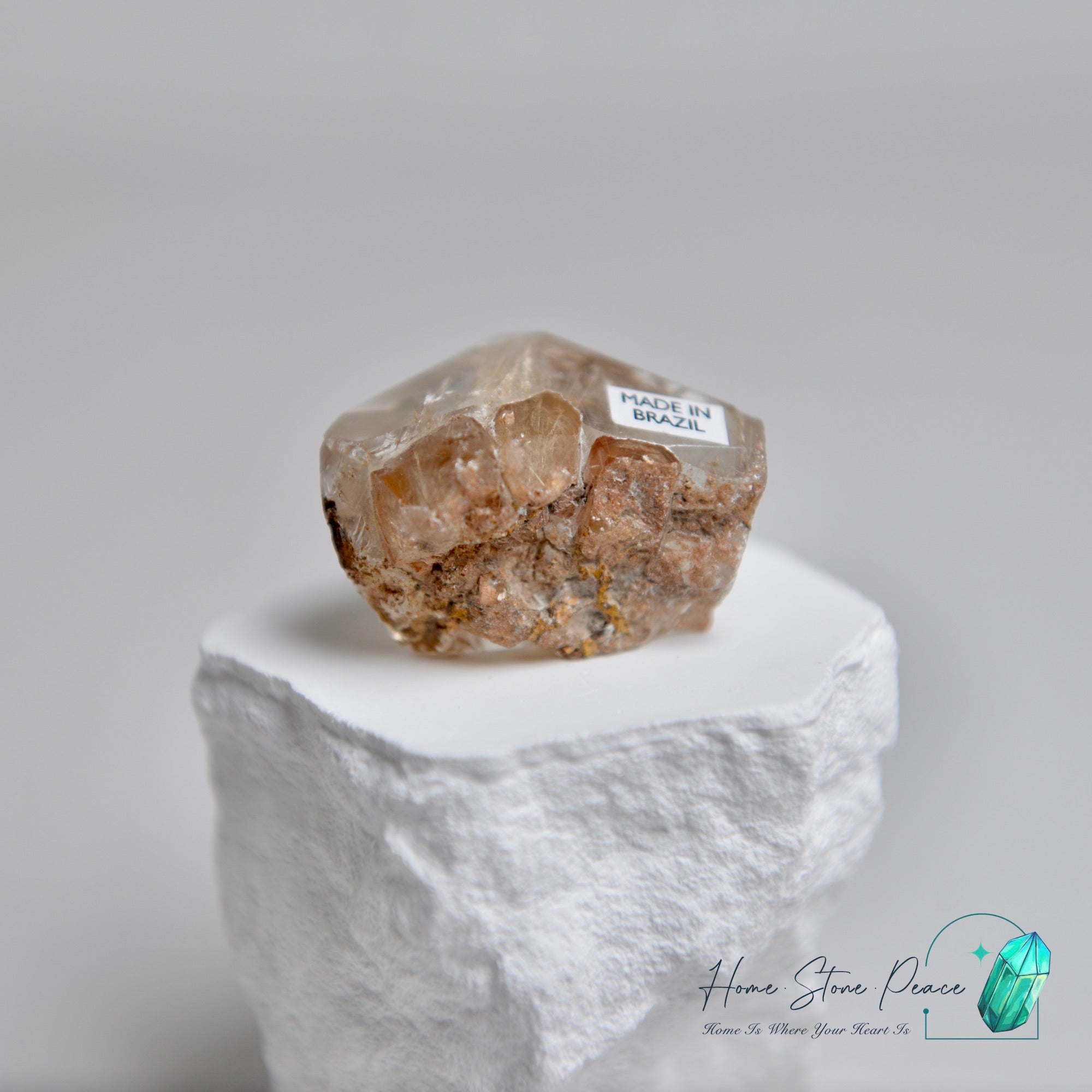 巴西銀髮水晶隨形 Silver Rutilated Quartz Free Form