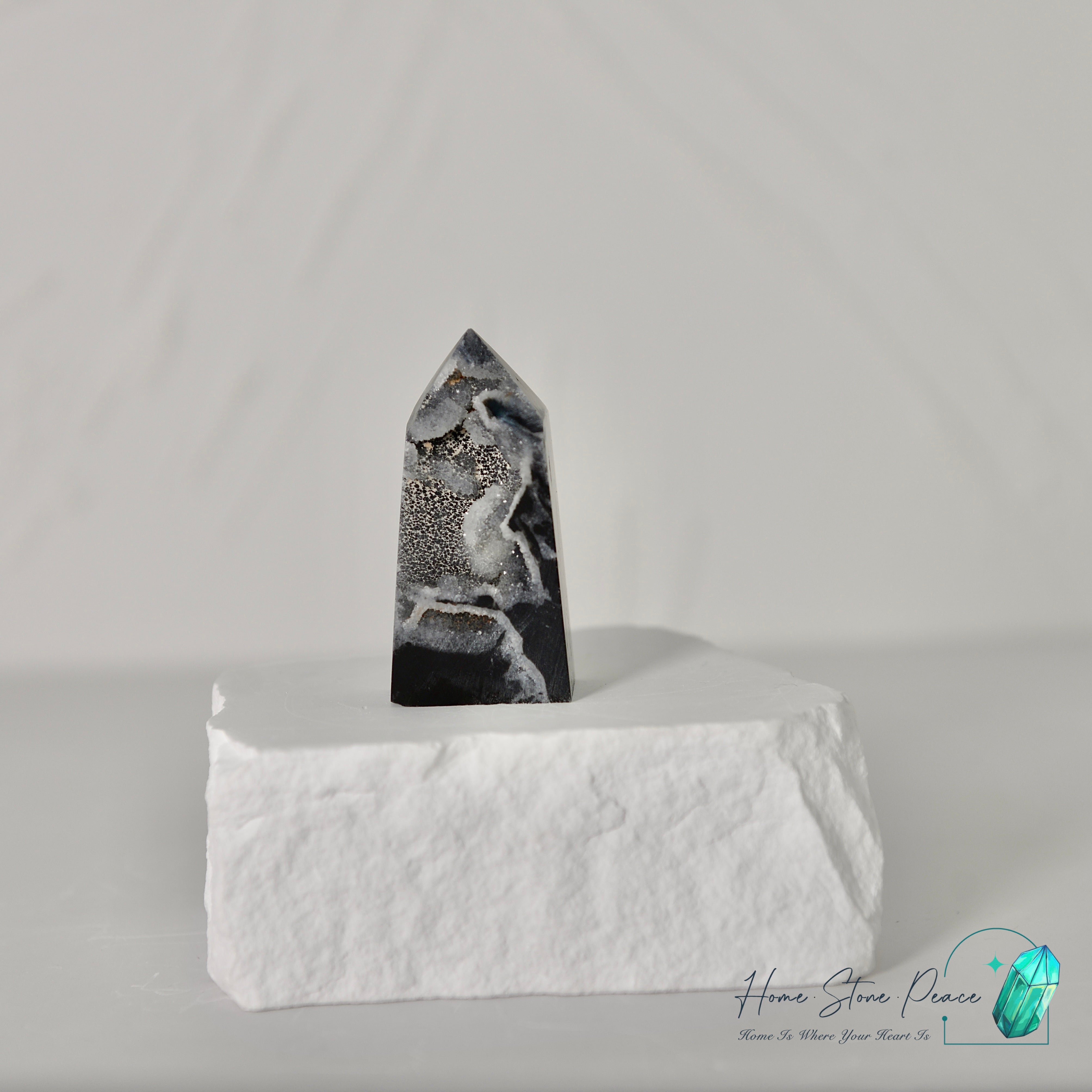 黑閃鋅礦擺設 Sphalerite Free Form