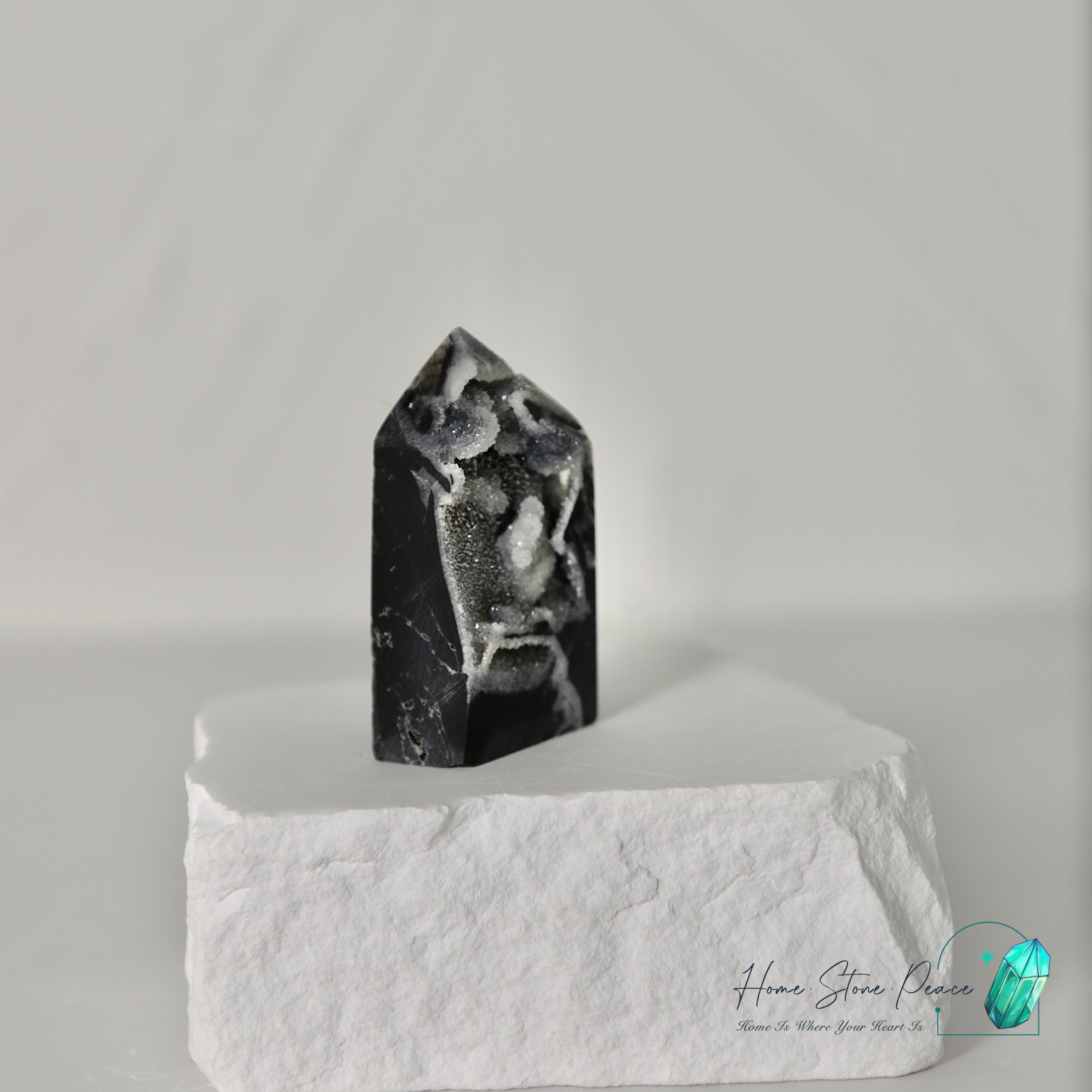 黑閃鋅礦擺設 Sphalerite Free Form