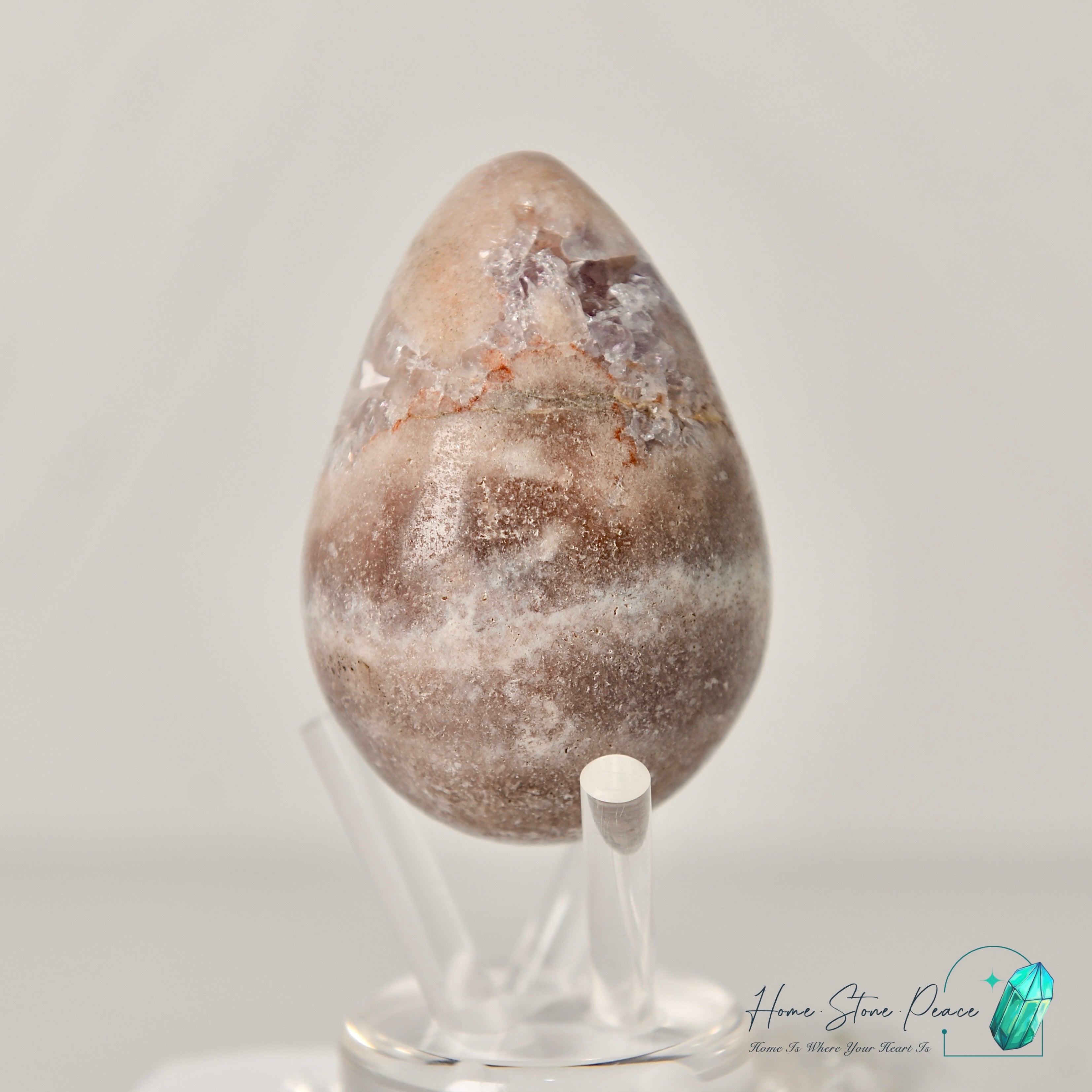 ピンクアメジストの卵