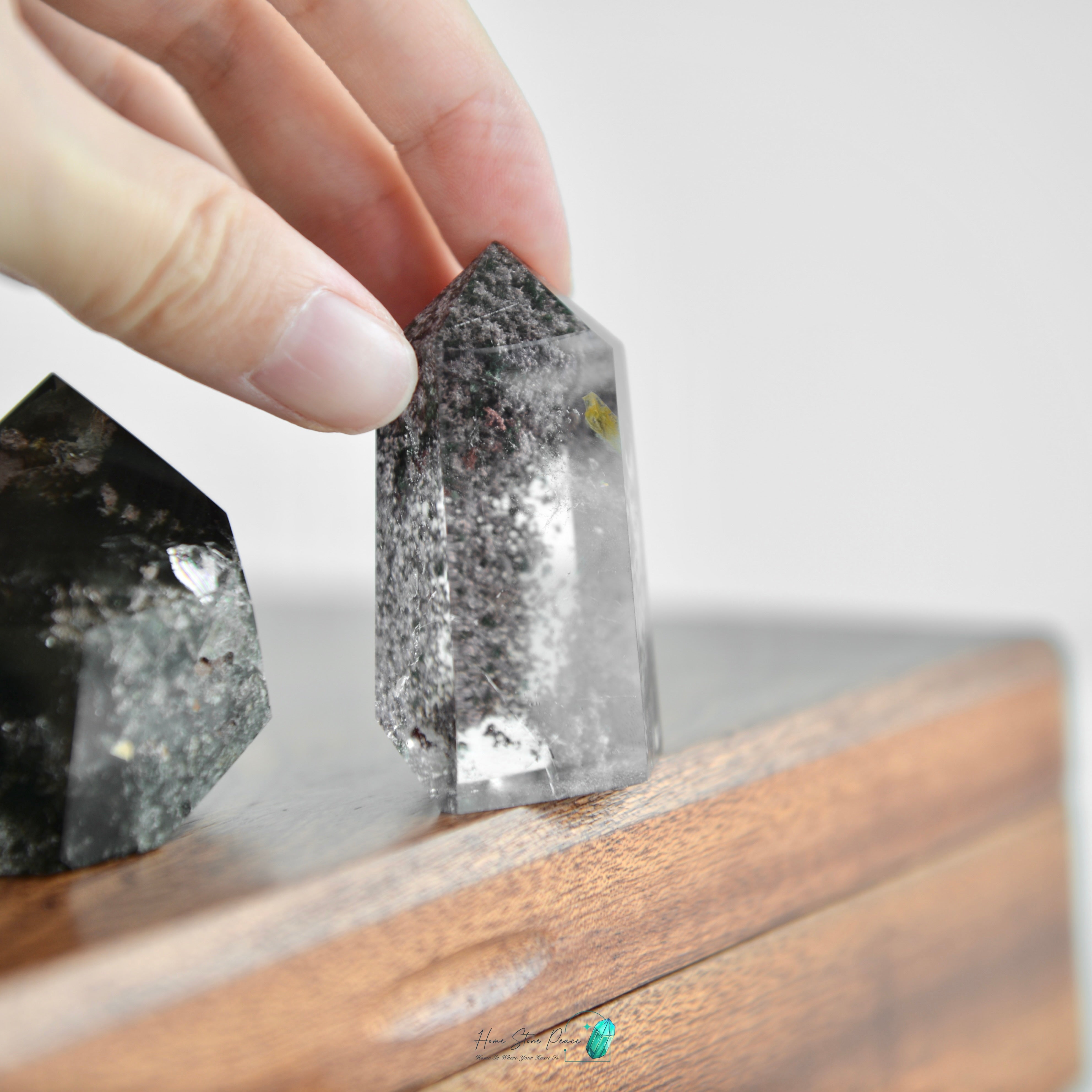 ファントム 角柱 の 物 限界価格 レア物 極希少高透明 虹色千層虎牙紋