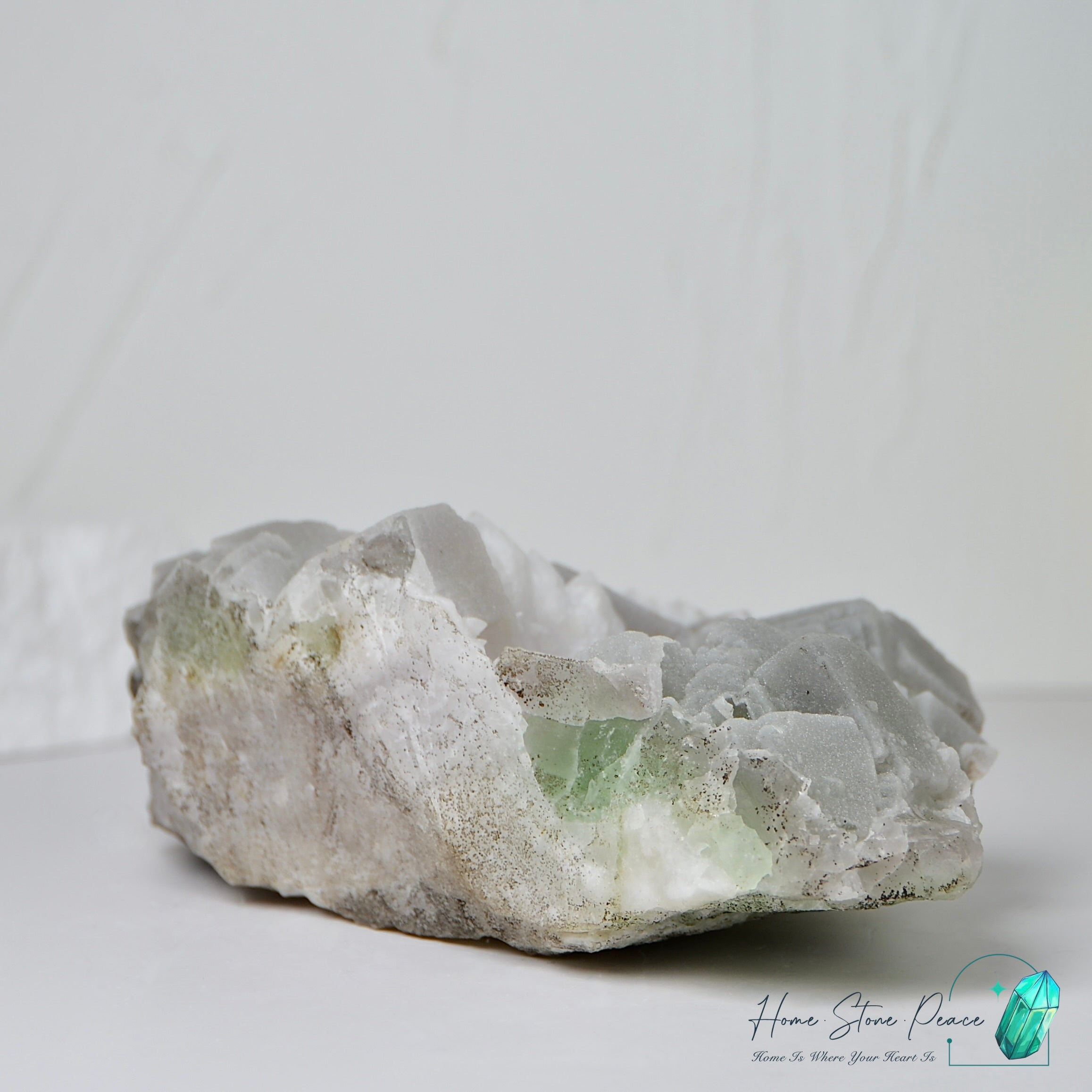 白雪砂糖螢石原石 Snowy Sugar Fluorite Cluster