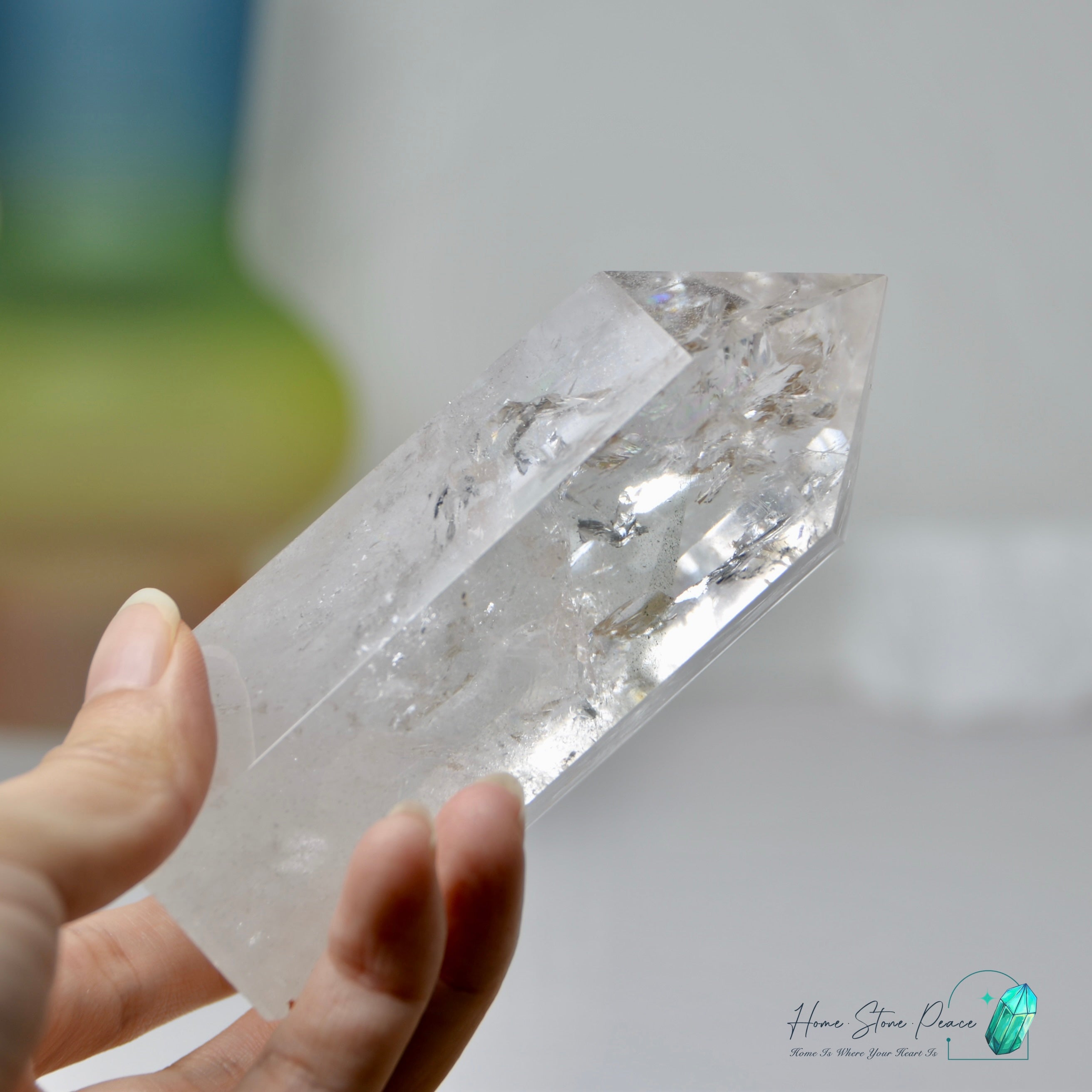 白水晶柱 Clear Quartz Tower