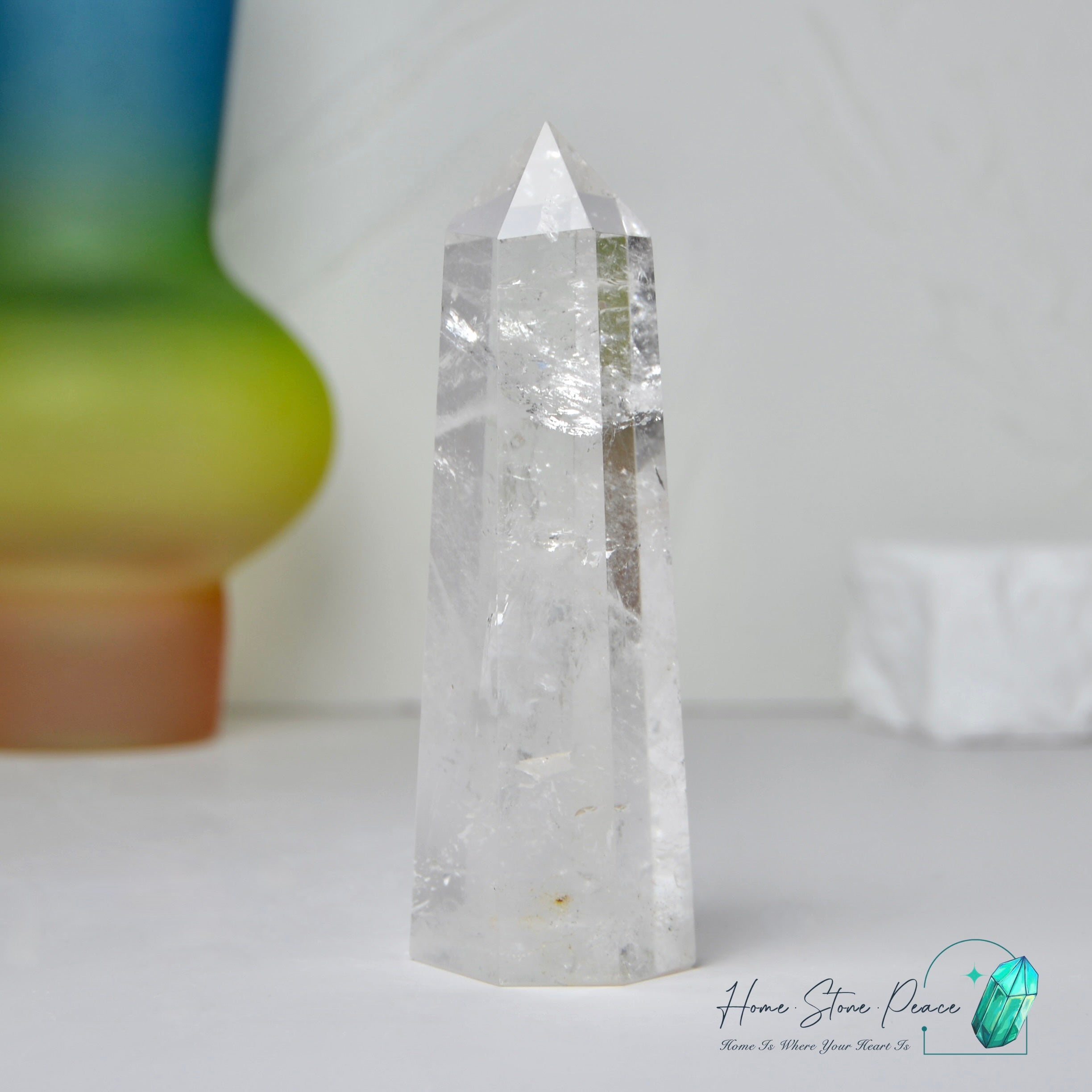 白水晶柱 Clear Quartz Tower