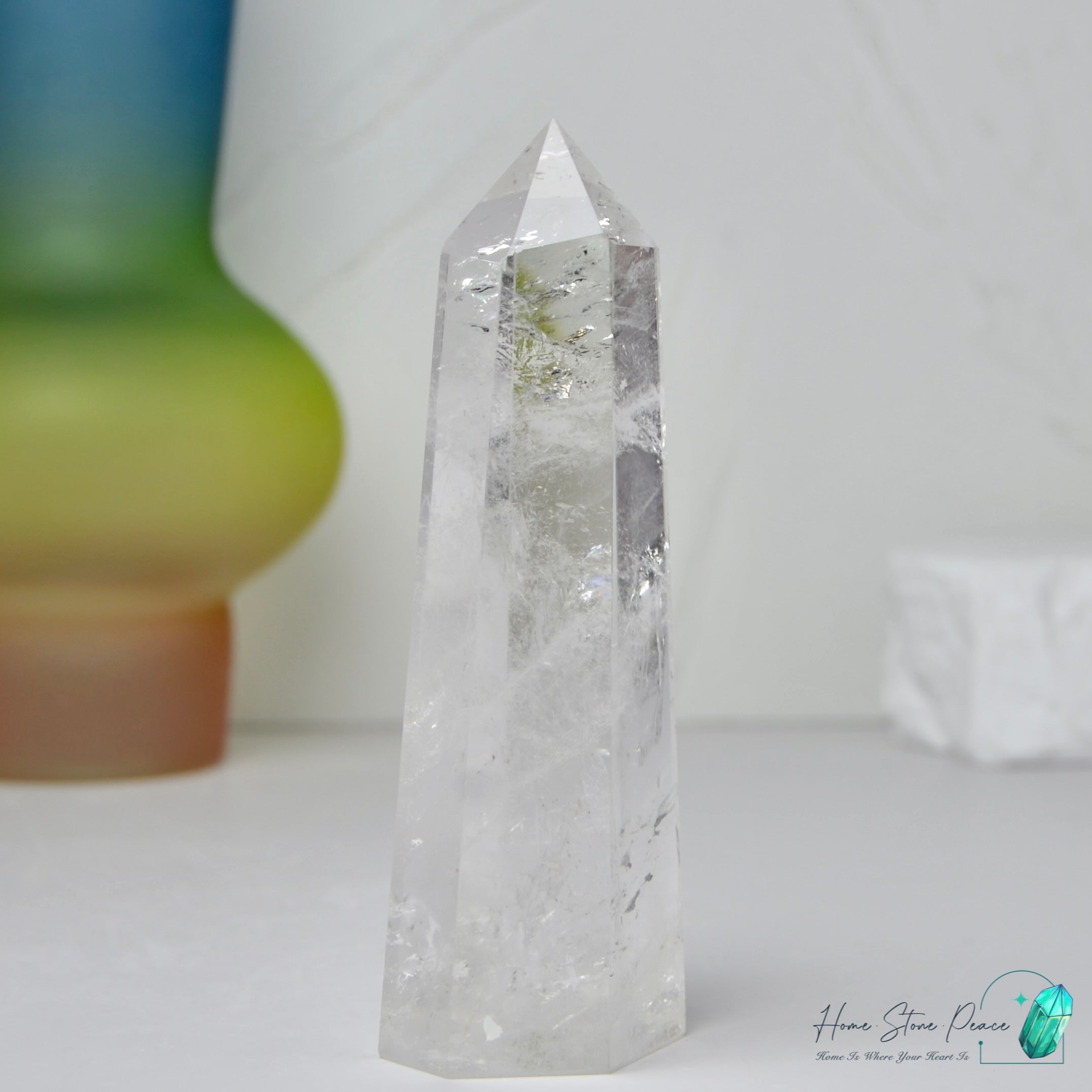 白水晶柱 Clear Quartz Tower