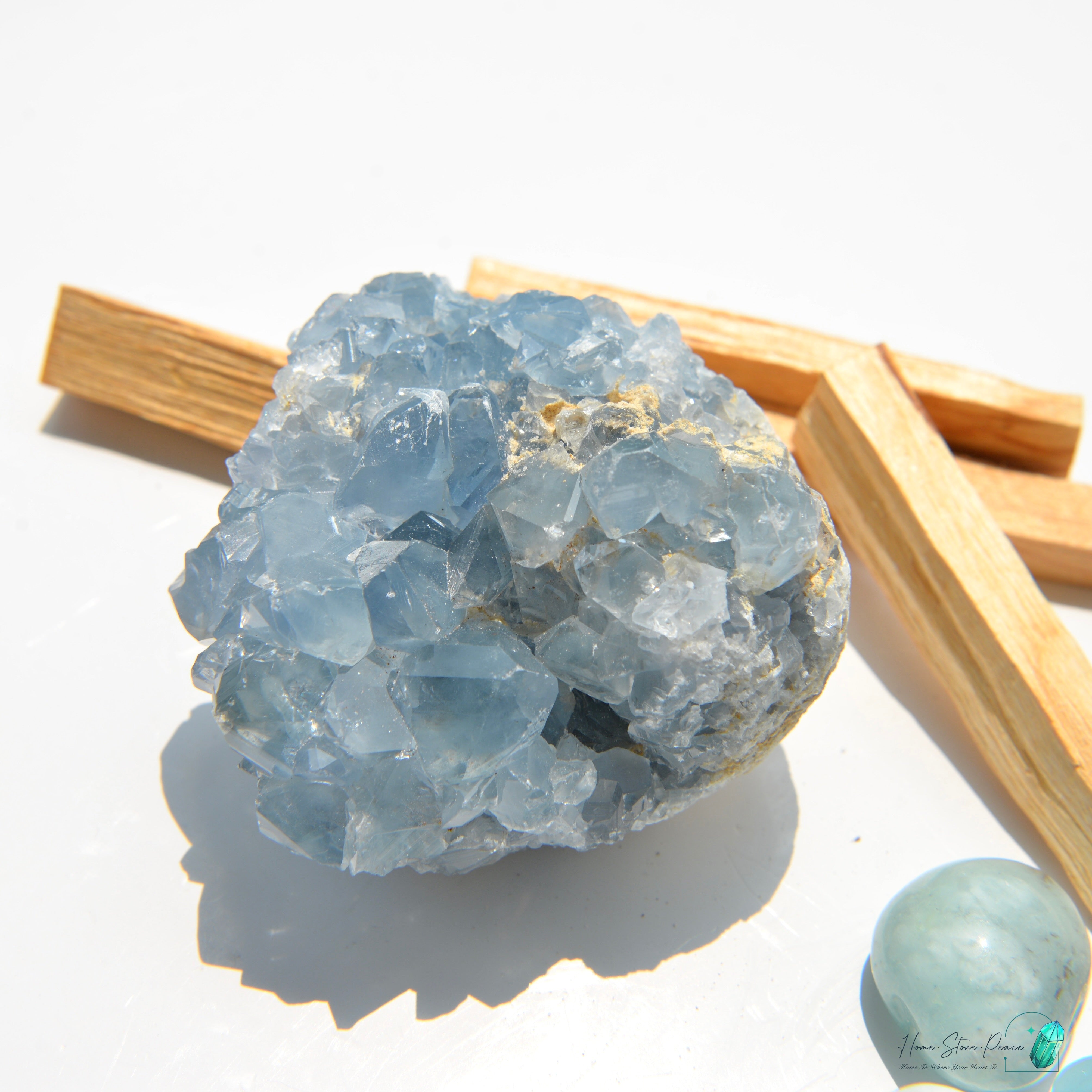 天青石原石セレスタイトクラスター