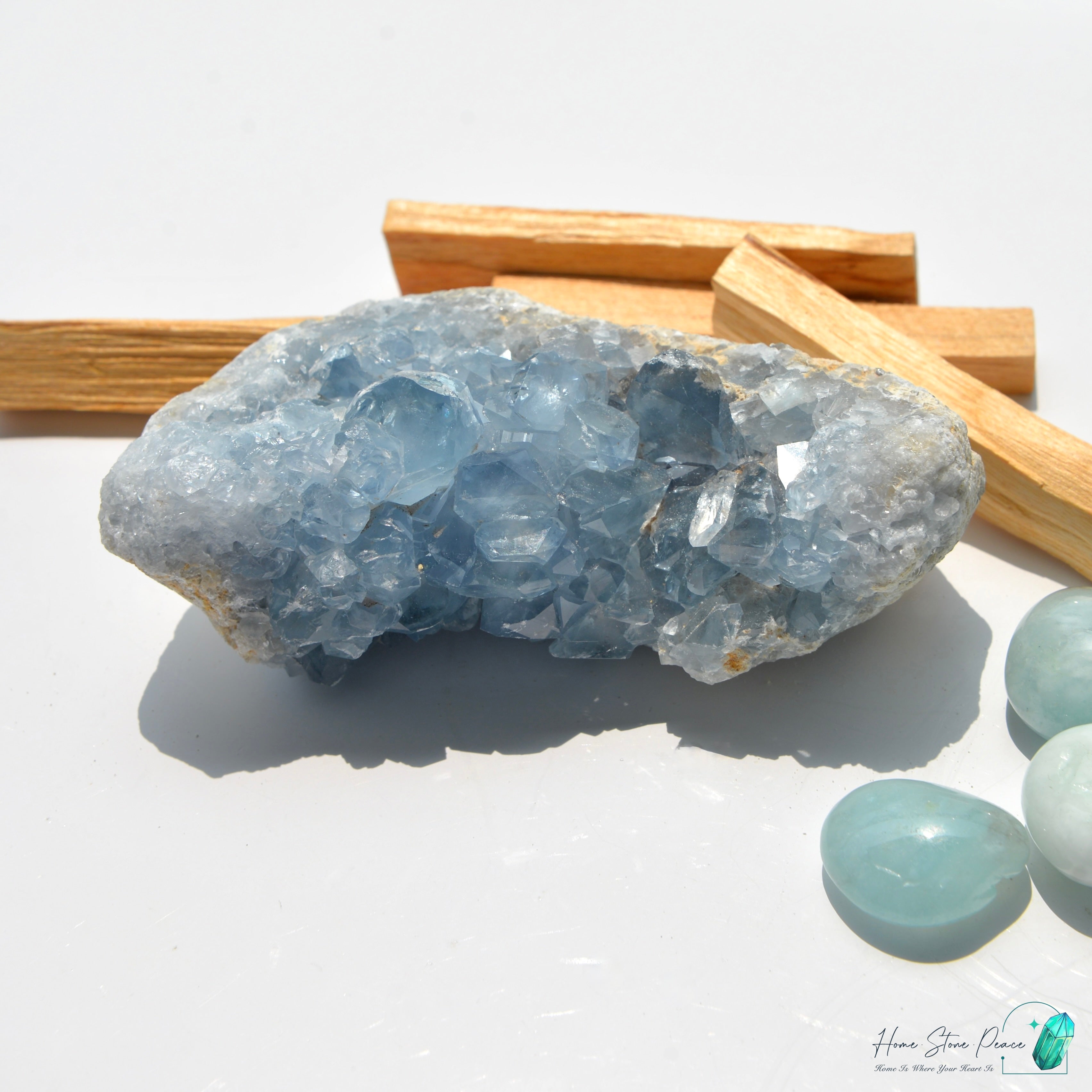 天青石原石セレスタイトクラスター