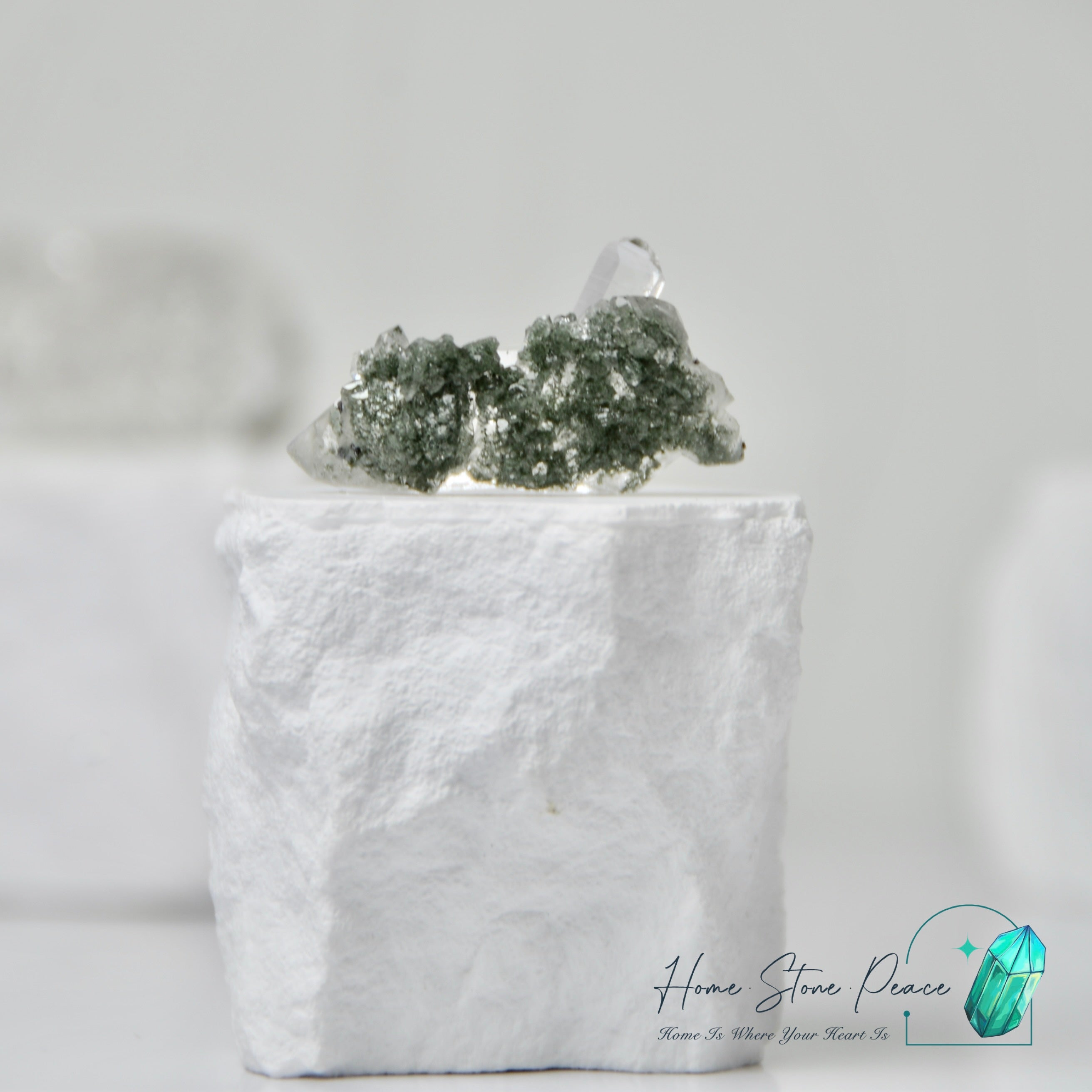 <tc>グリーンファントム入りヒマラヤ水晶（クローライト）</tc>