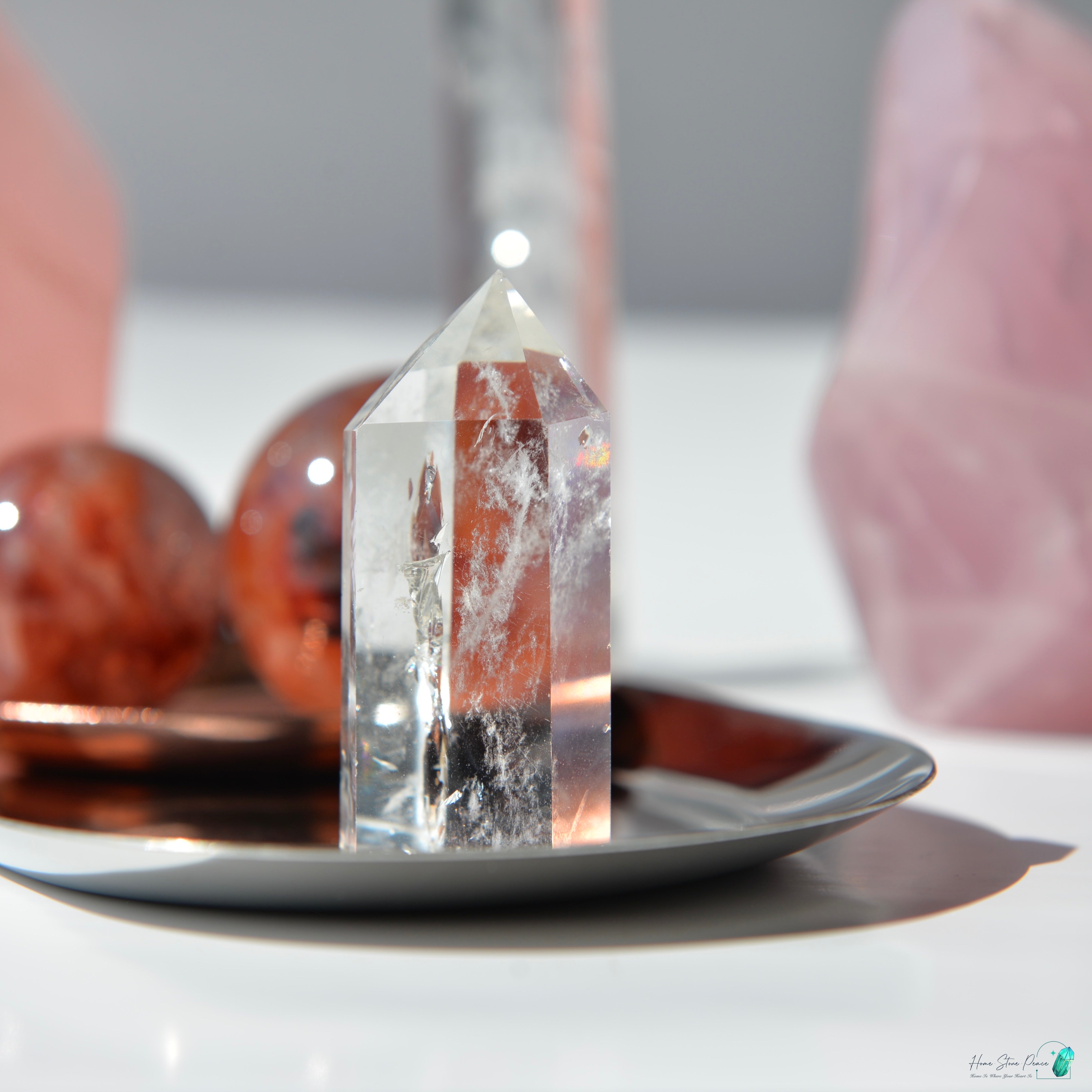 白水晶小柱 Clear Quartz Tower