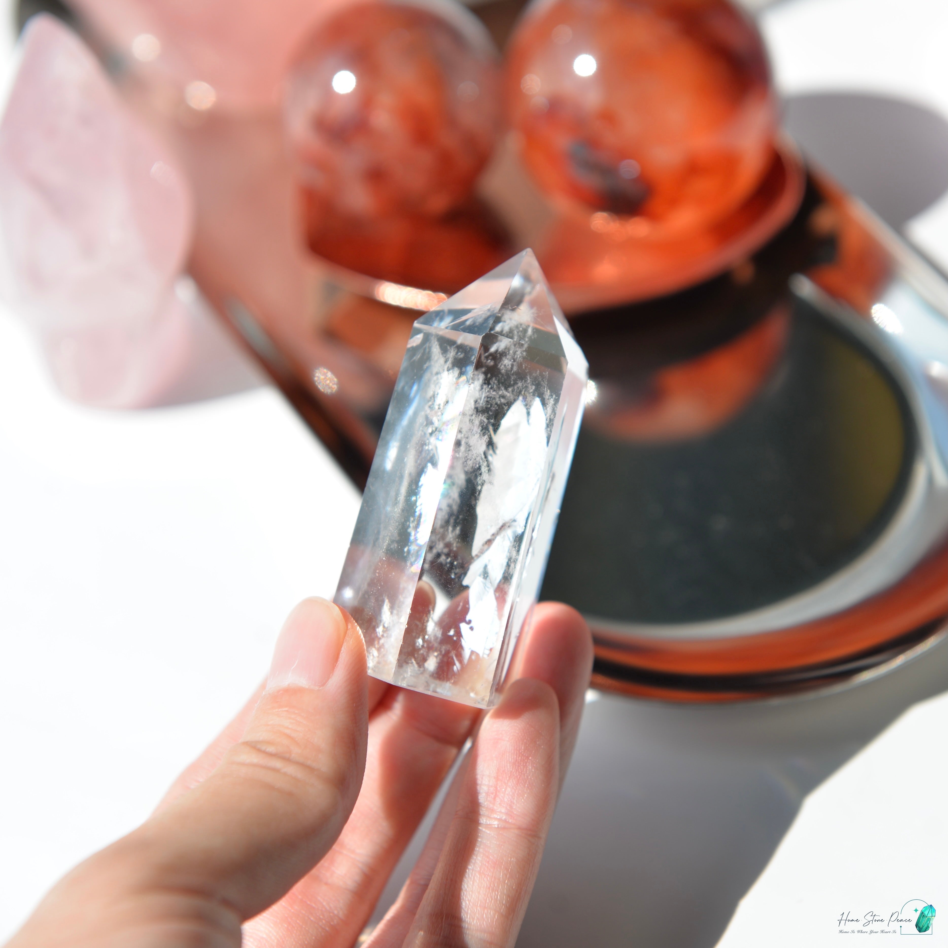 白水晶小柱 Clear Quartz Tower