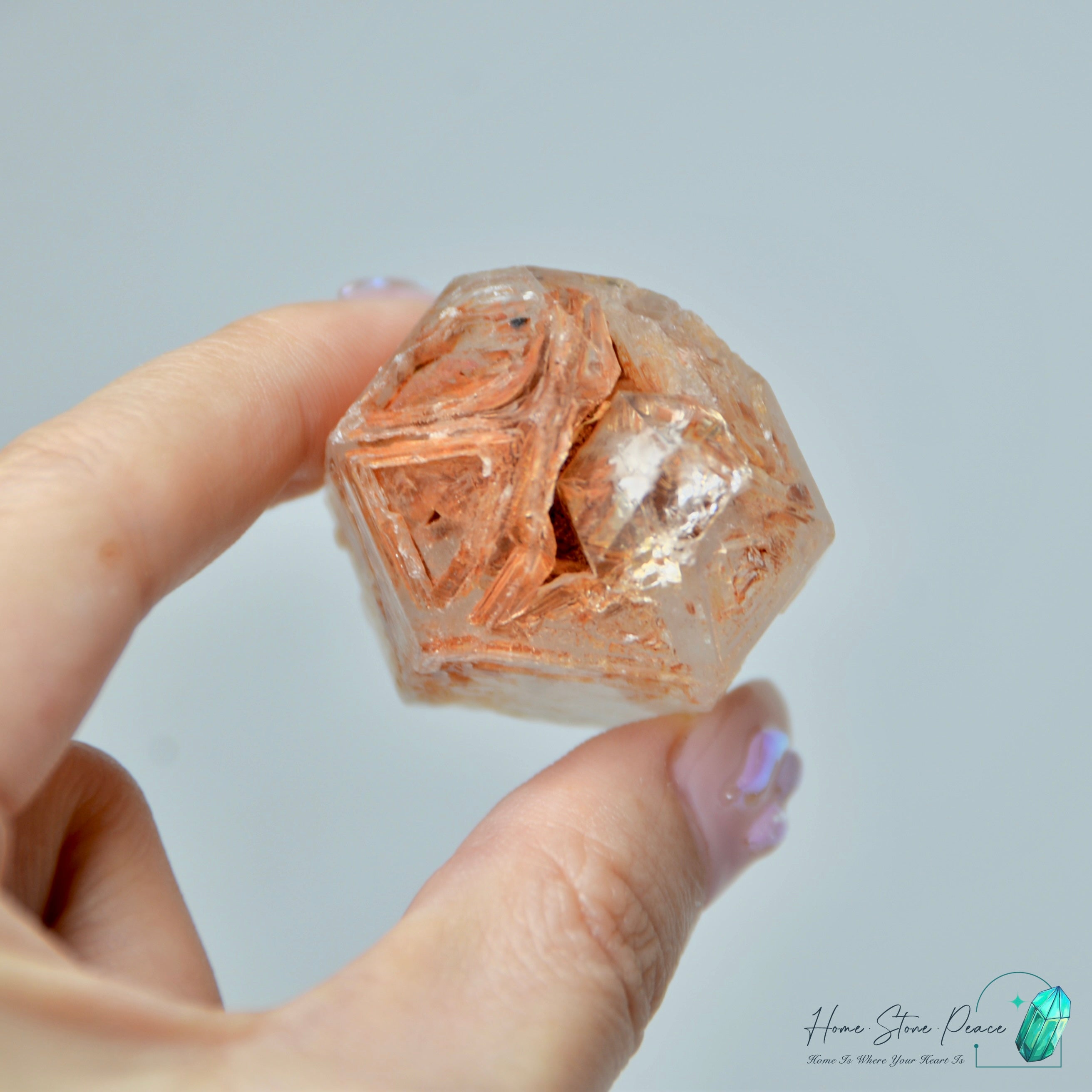 馬達加斯加紅泥骸骨水晶原石 Madagascar Red Mud Skeletal Quartz