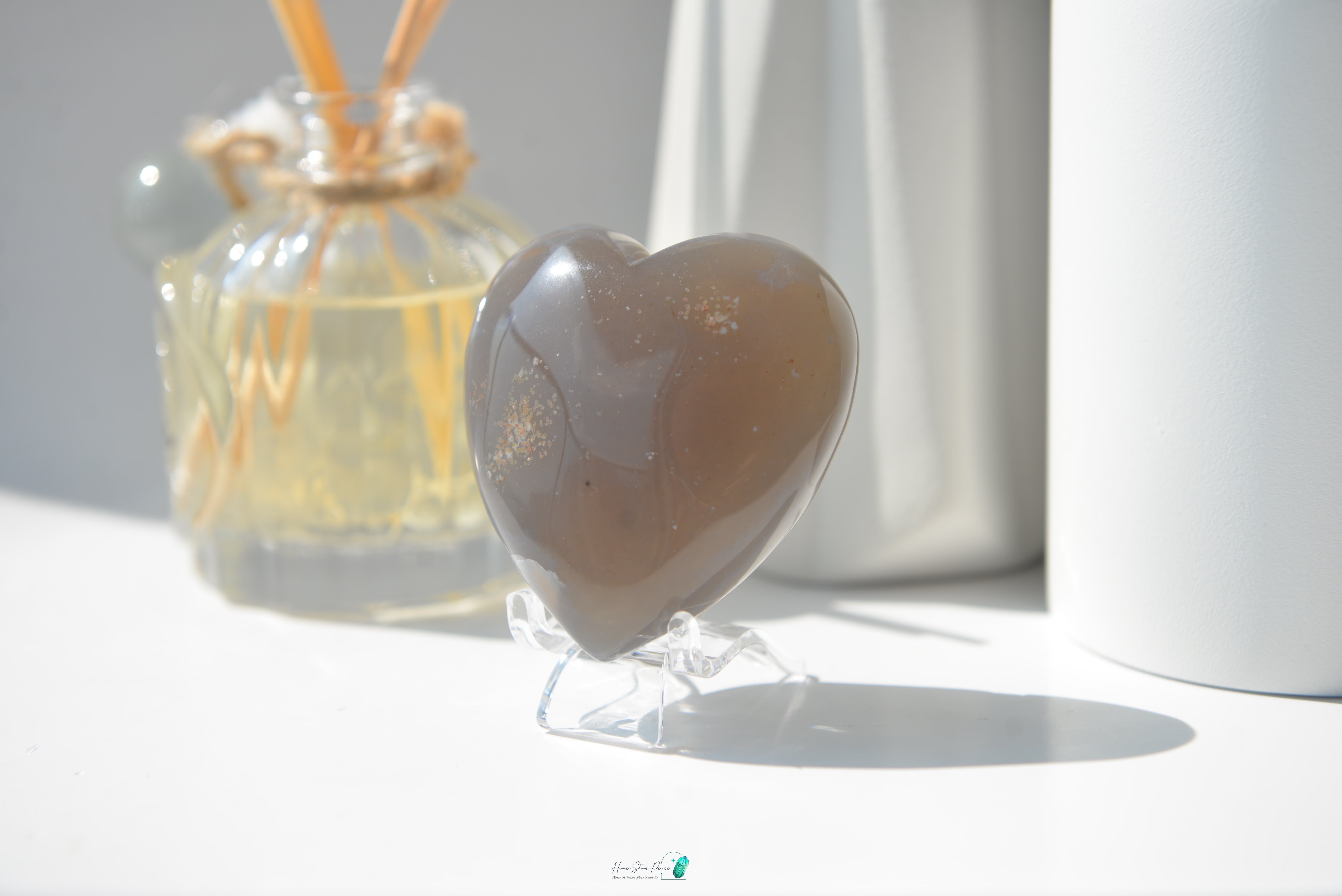 瑪瑙晶洞心 Agate Geode Heart