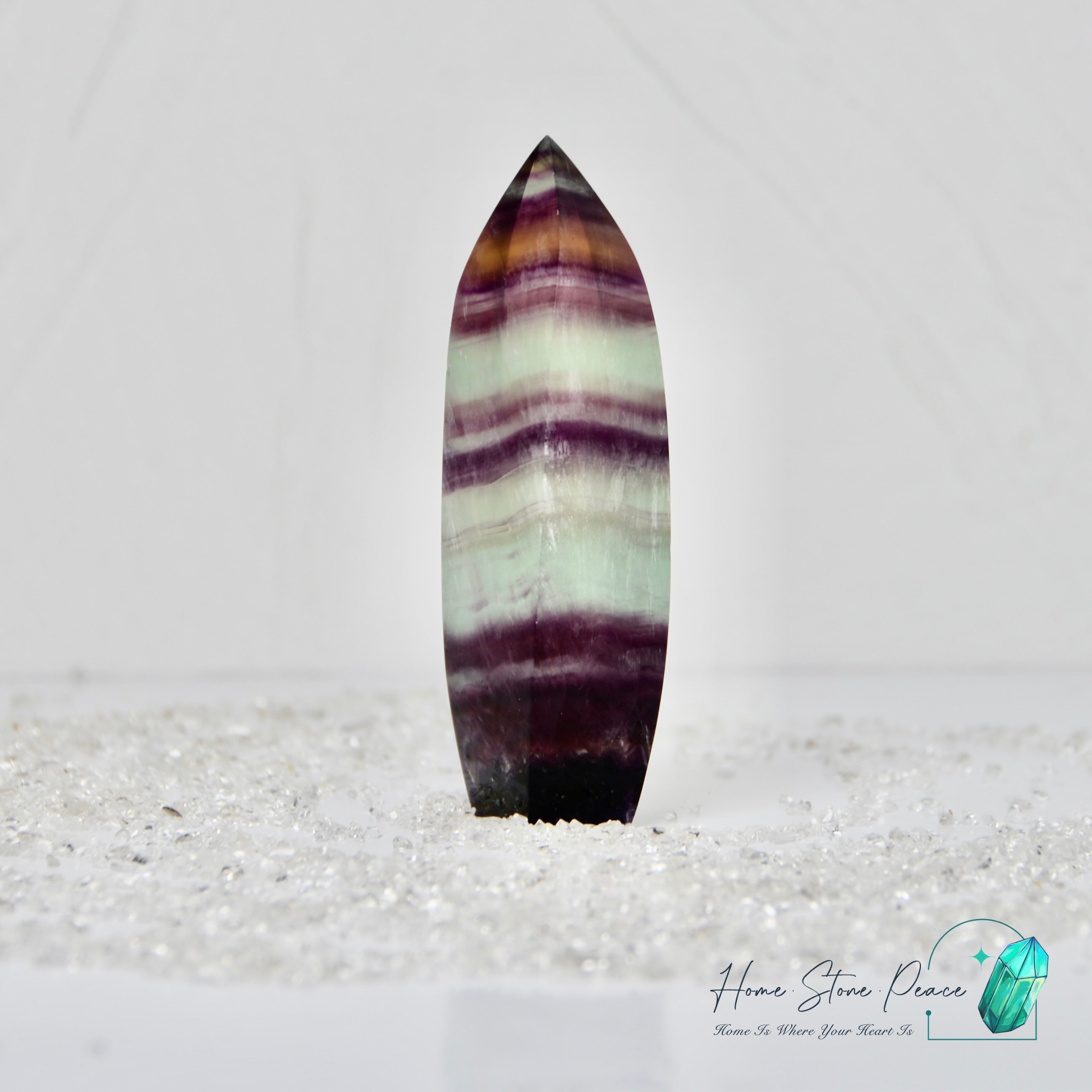 旋轉形螢石柱 Spiral Fluorite Tower