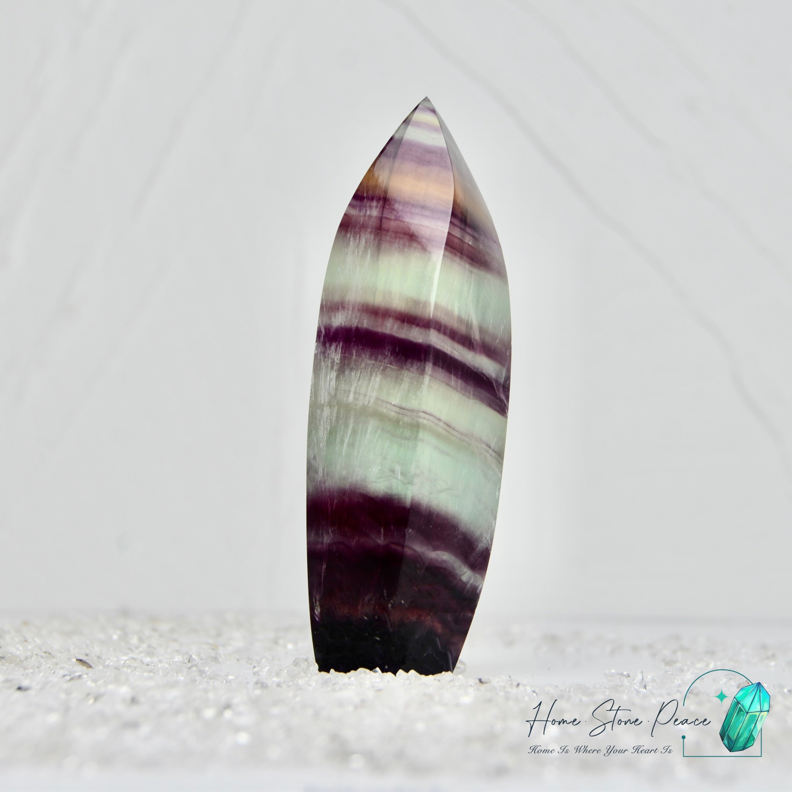 旋轉形螢石柱 Spiral Fluorite Tower