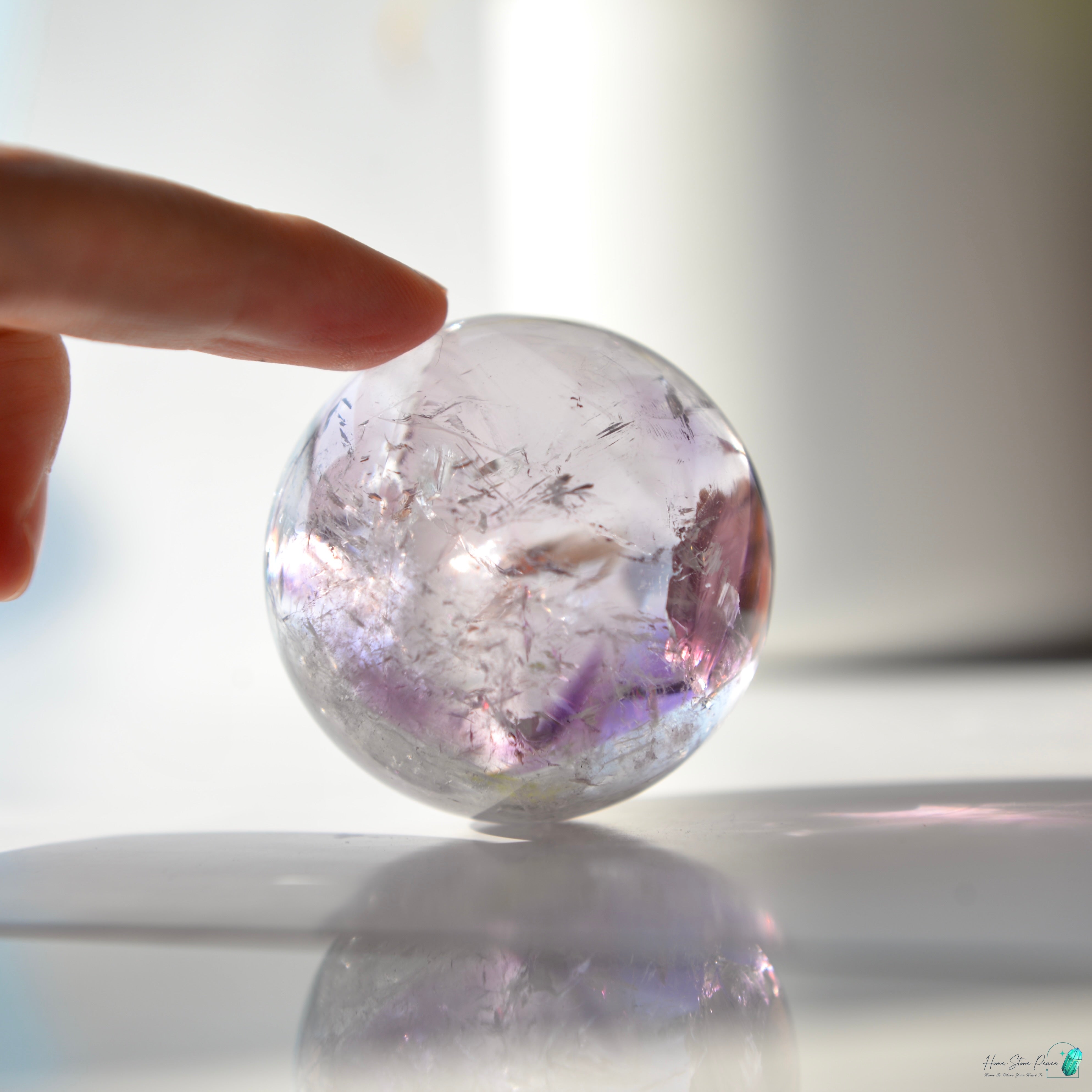 精品幻影紫水晶球プレミアムアメジストファントムスフィア