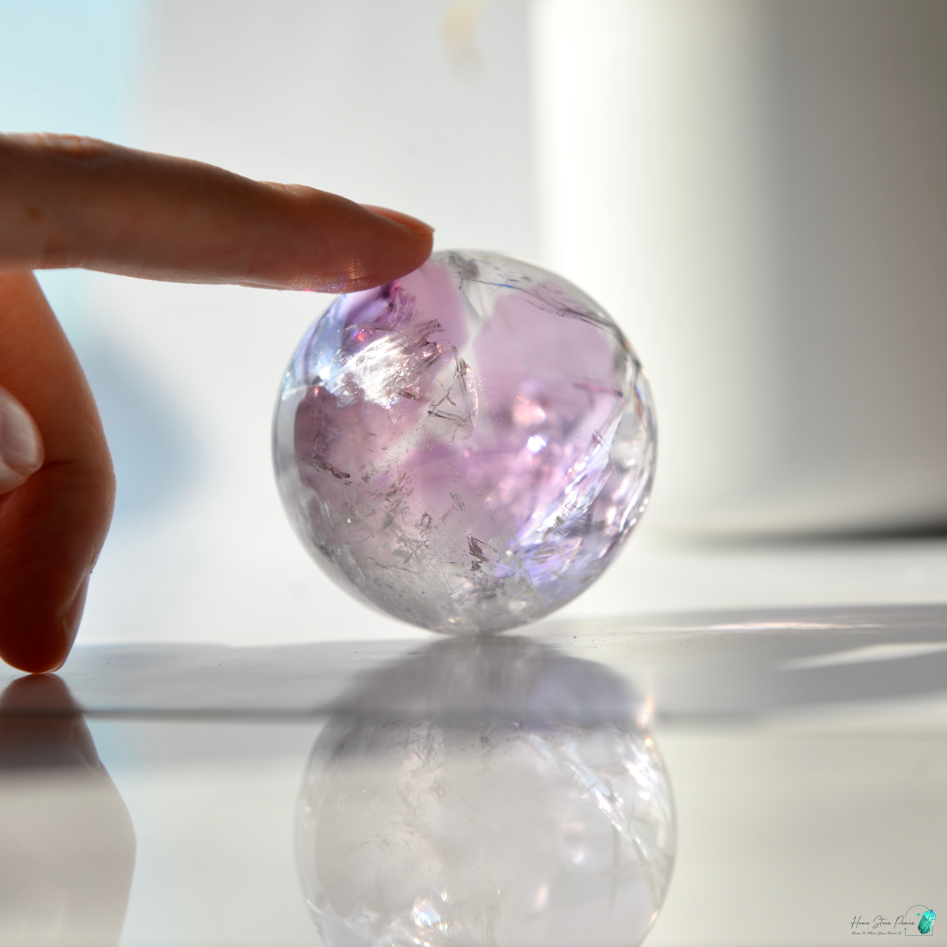 精品幻影紫水晶球プレミアムアメジストファントムスフィア