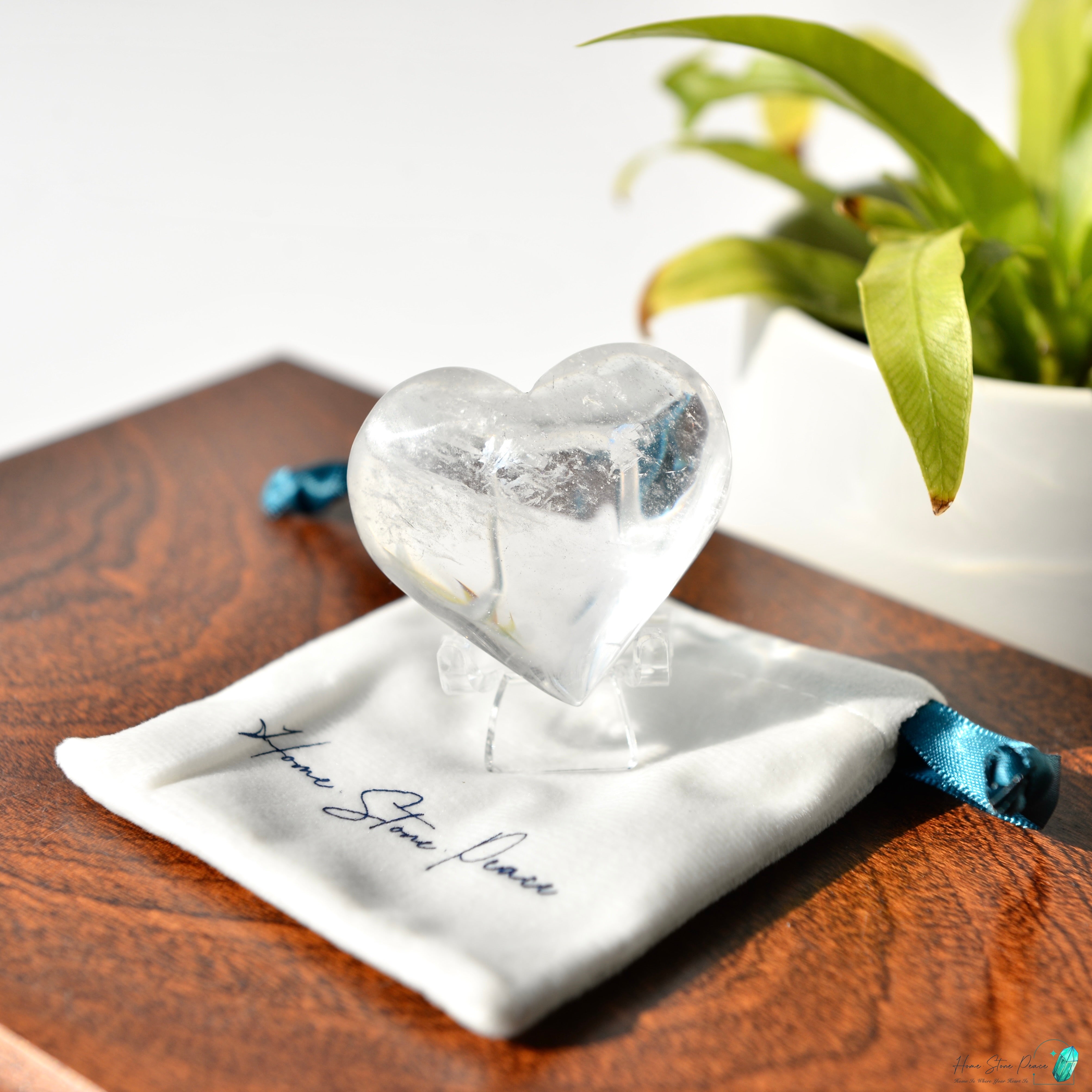 白水晶心 Clear Quartz Heart