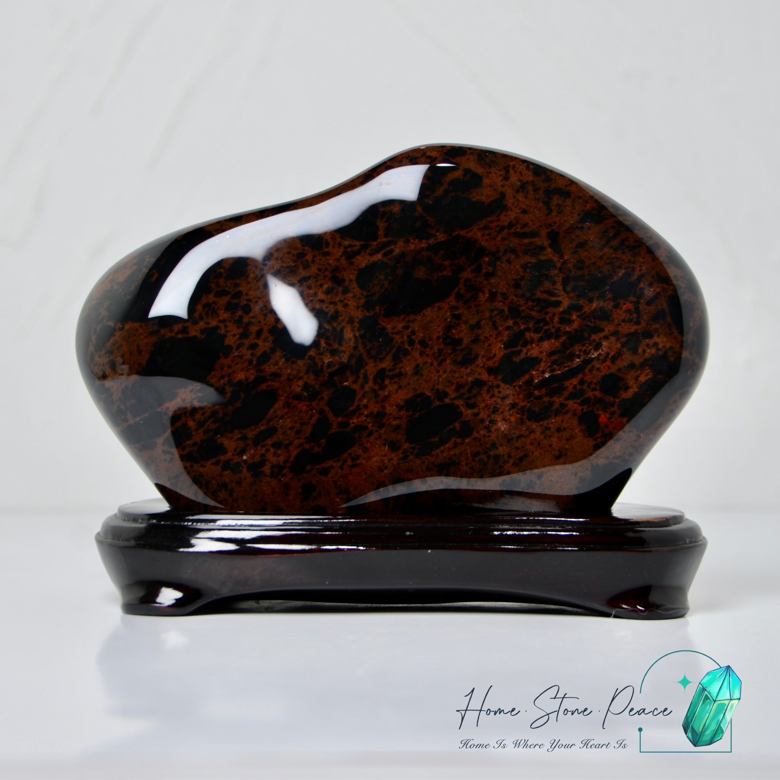 北海道紅十勝石擺設Hokkaido Mahogany Obsidian