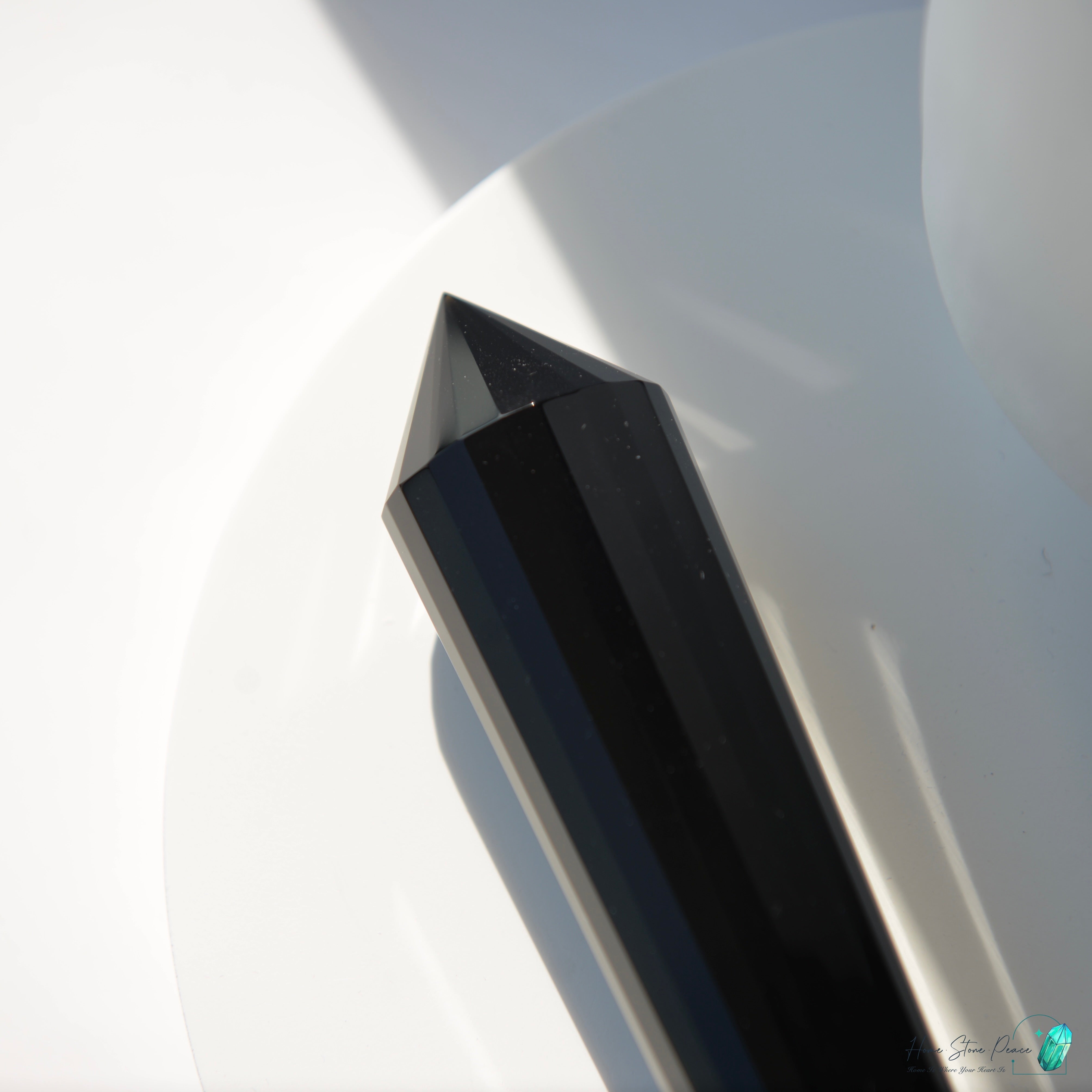 純手工沃格爾黑曜石 (24面）Handcrafted Obsidian Vogel Cut (24 sides)