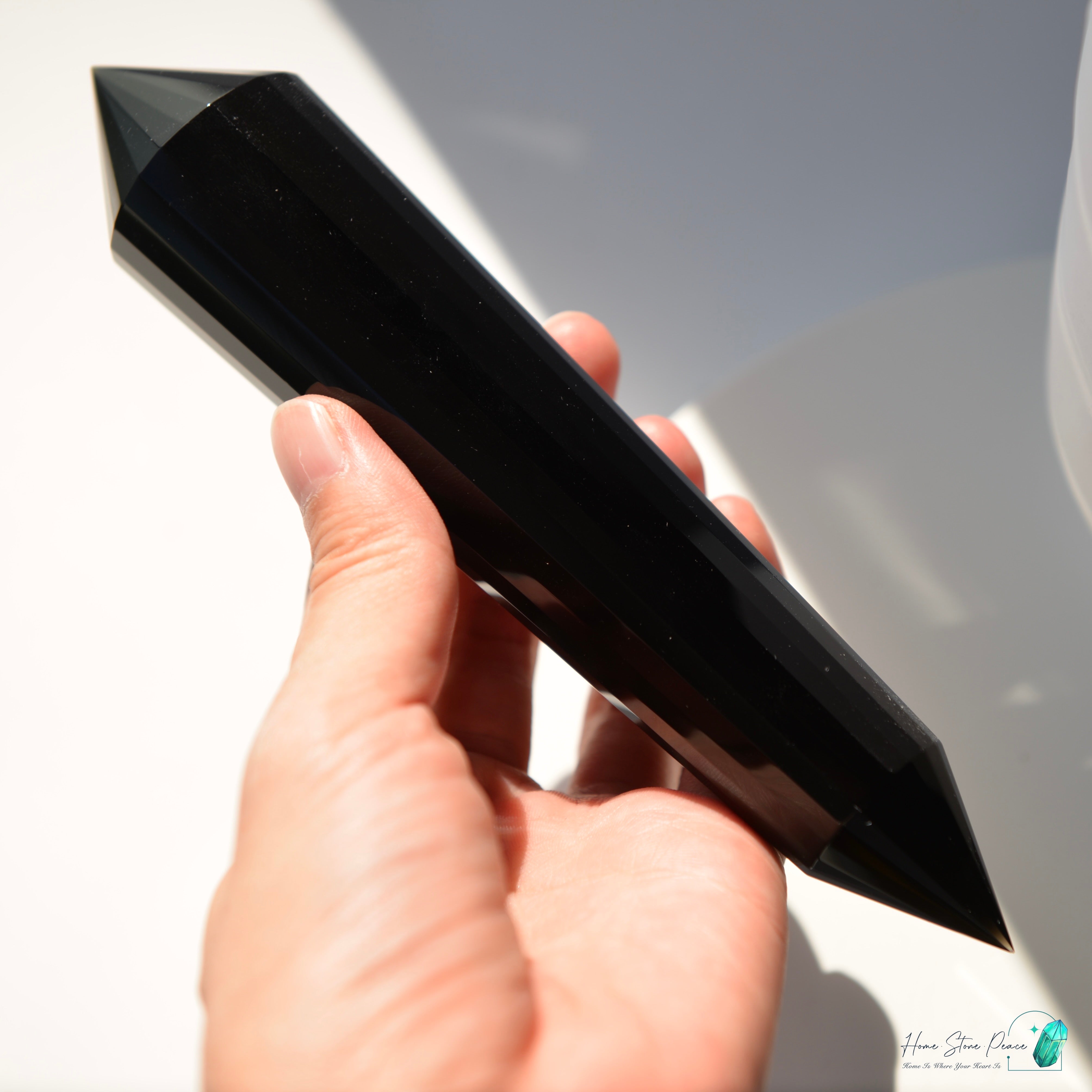 純手工沃格爾黑曜石 (24面）Handcrafted Obsidian Vogel Cut (24 sides)